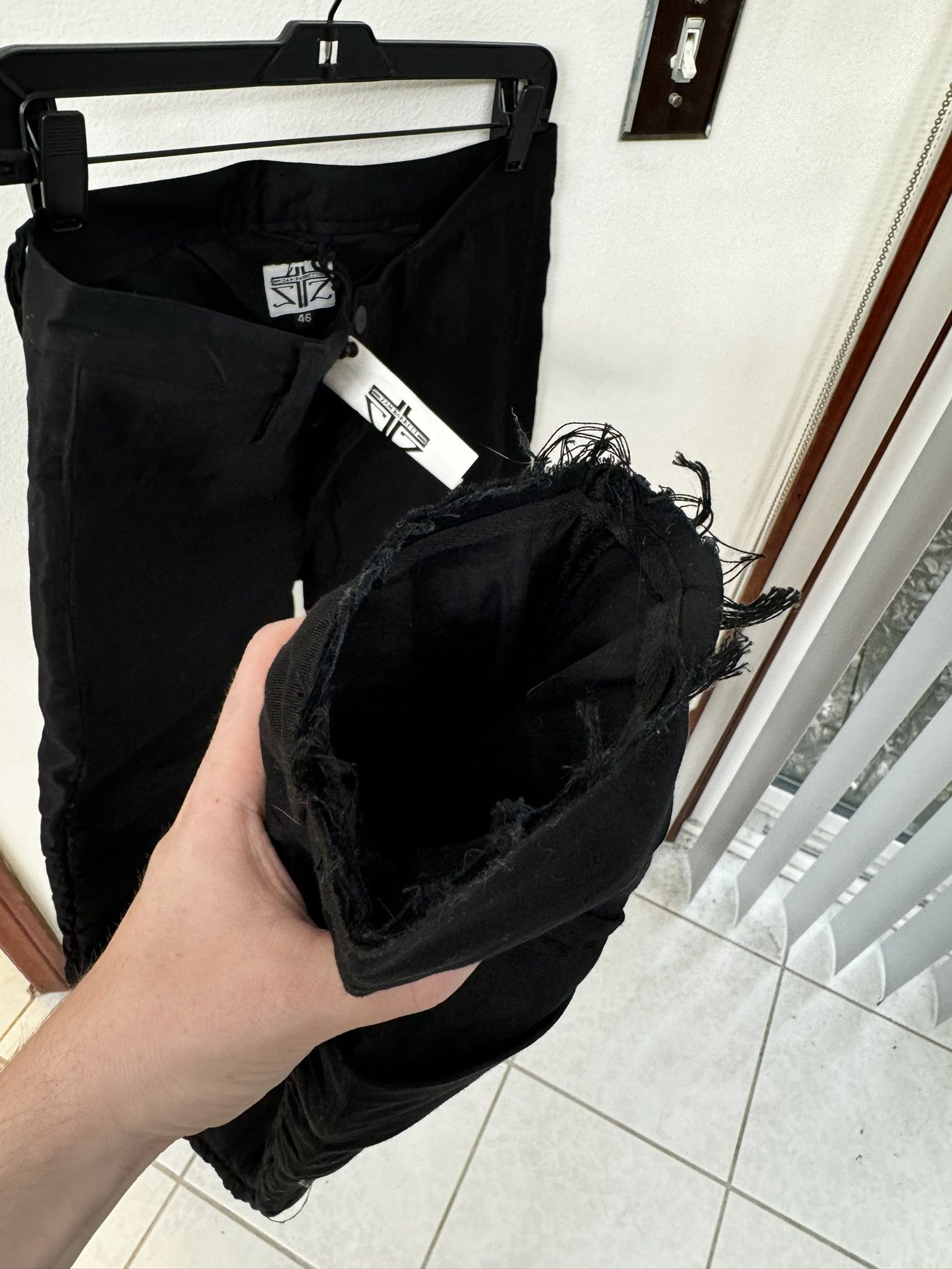 Zam Barrett ZAM BARRETT Silk Layer Ruched "Cocoon" Jeans sz. 46 MSRP$450 Size US 30 / EU 46 - 9 Thumbnail