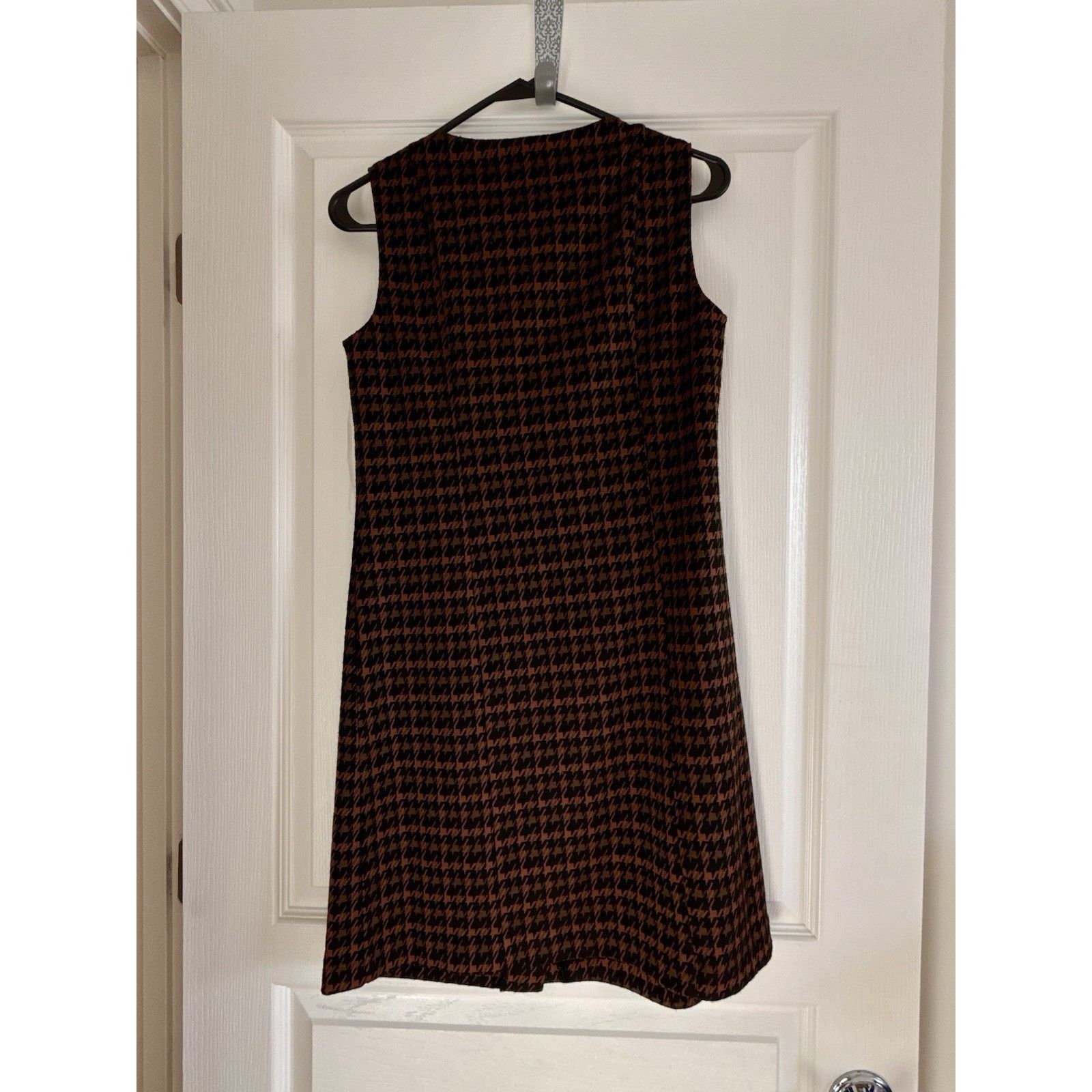 Anne Klein Anne Klein dress Black Multi Houndstooth Gold Buttons XS Size XS / US 0-2 / IT 36-38 - 2 Thumbnail