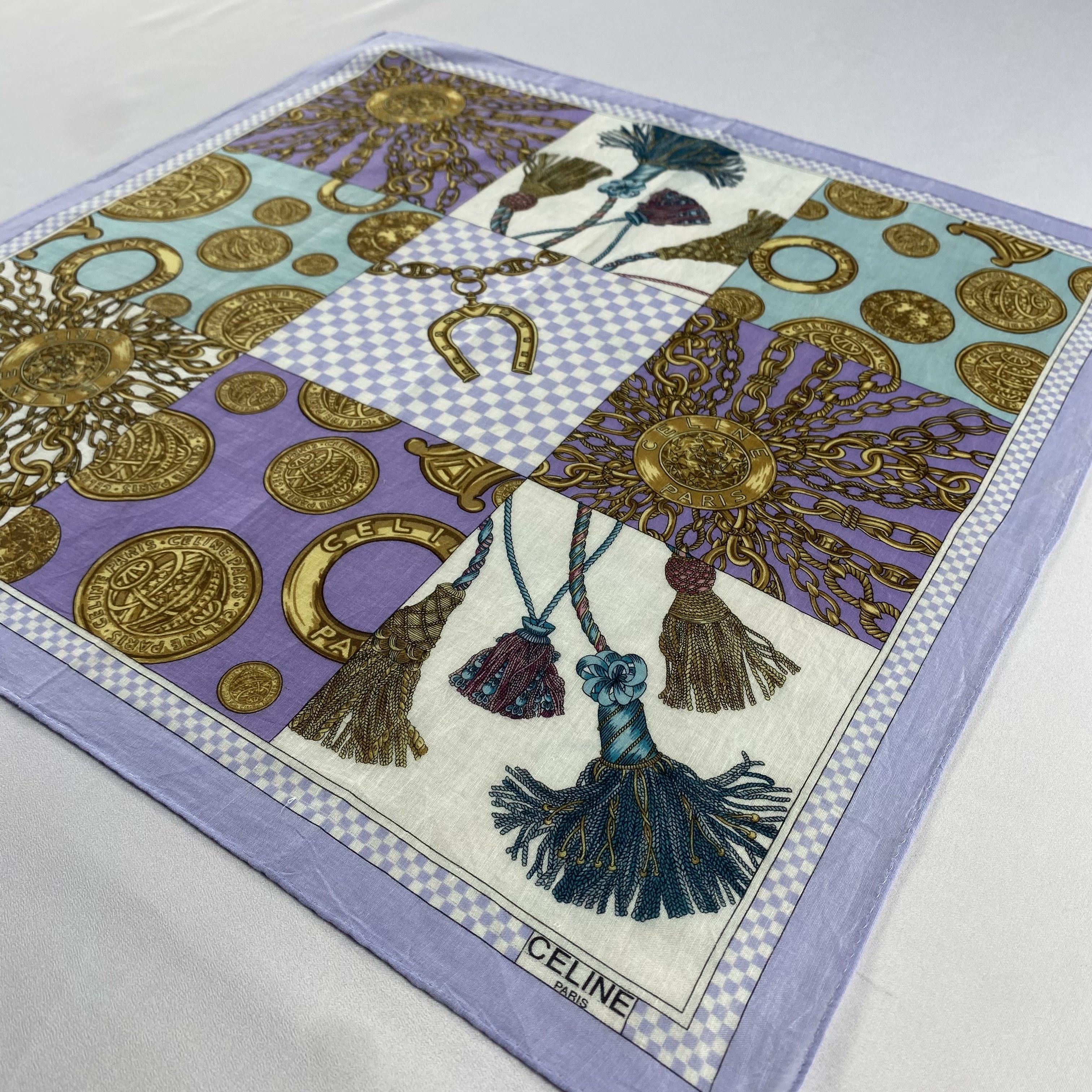 Celine × Vintage Celine Neckerchief / Bandana / Handkerchief-P909 Size ONE SIZE - 2 Thumbnail