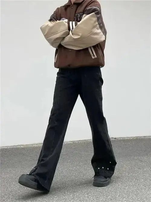 Designer × High Sport × Jean retro work paint damaged vintage flares cargo pants Size US 32 / EU 48 - 4 Thumbnail