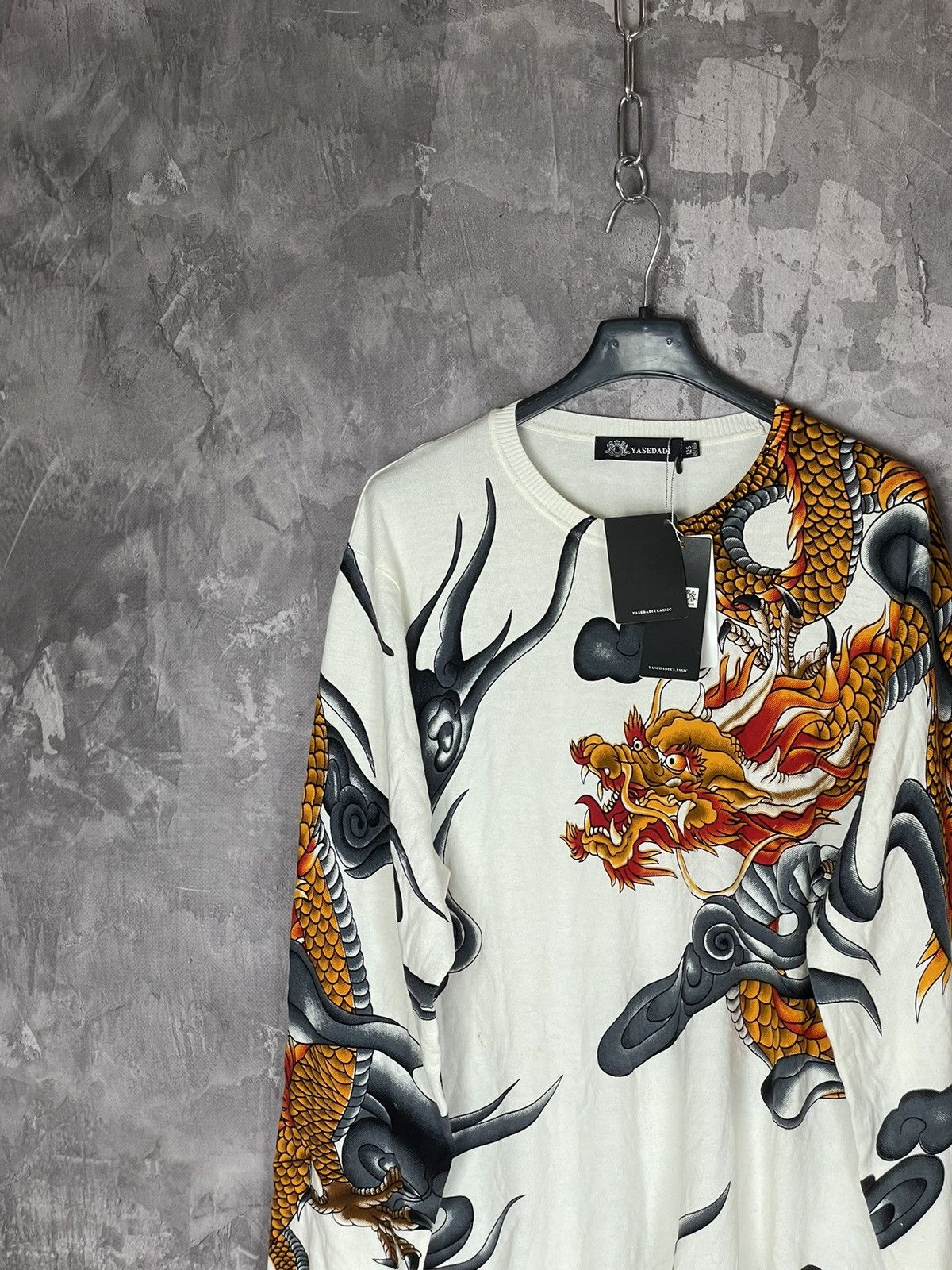 Japanese Brand × Vintage Vintage Tattoo Mesh Long Sleeve Sweater Gaultier Style Size M / US 6-8 / IT 42-44 - 3 Thumbnail