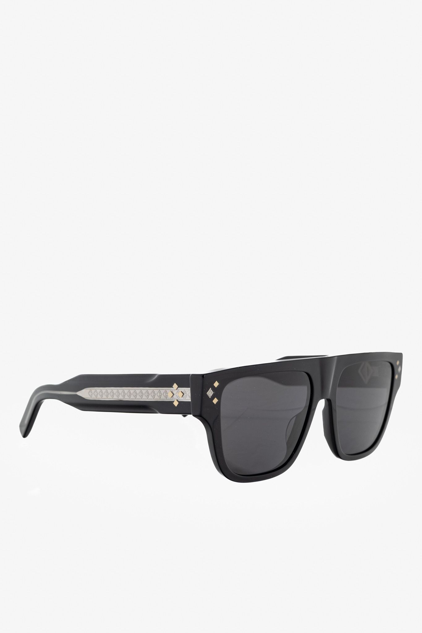 Dior Dior CD Diamond S6I Black Geometric Square Sunglasses Size ONE SIZE - 1 Thumbnail