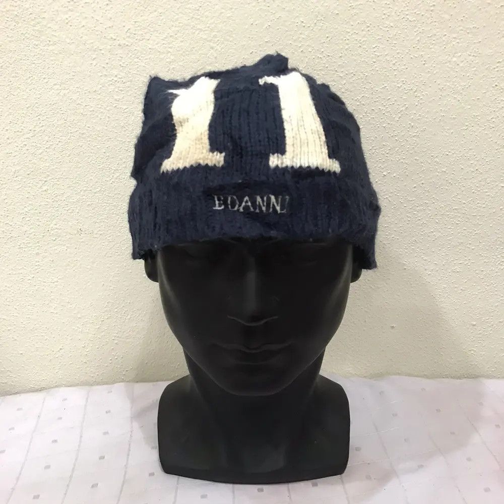 Japanese Brand × Vintage Edanni Spellout Beanie Hat Size ONE SIZE - 2 Thumbnail