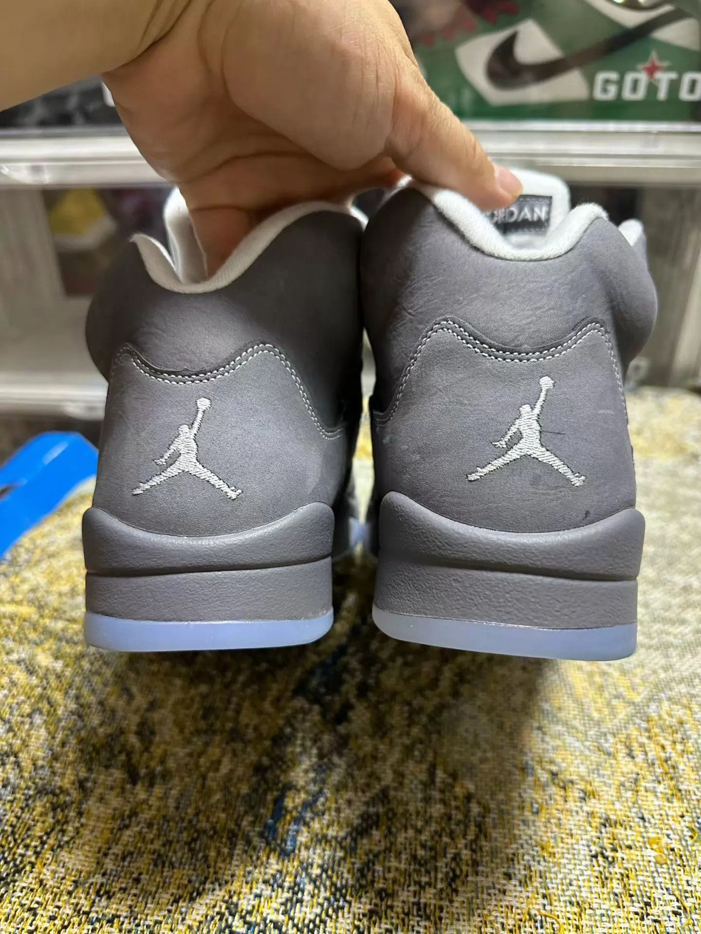 Nike Air Jordan 5 Retro Wolf Grey Mid Bball Men 43 Worn 1x Size US 10 / EU 43 - 7 Thumbnail