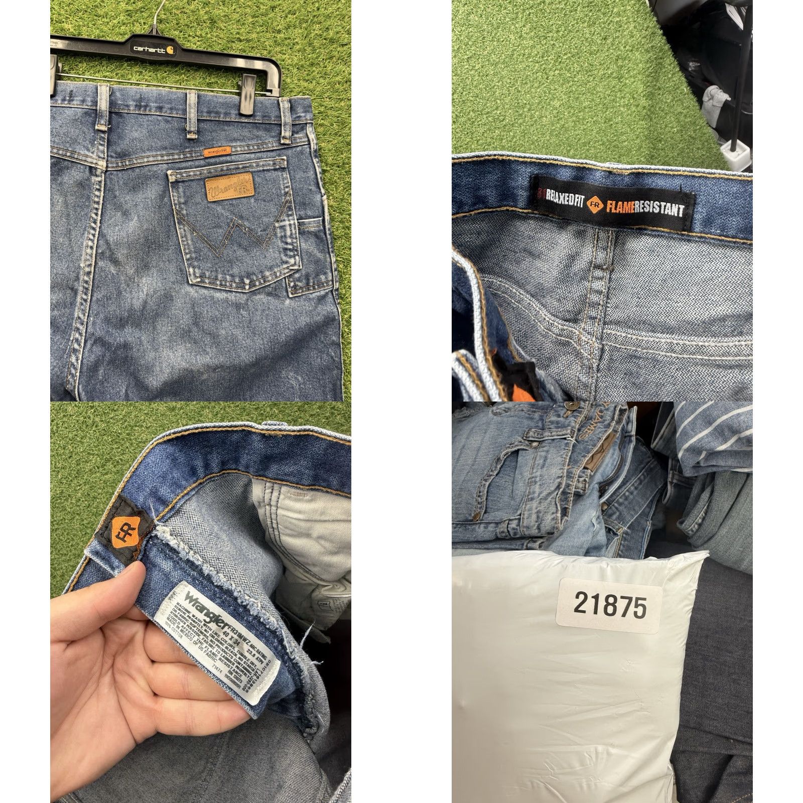Wrangler Wrangler Jeans Mens 40x34 Riggs Blue Medium Wash Denim Work Wear Streetwear Size US 40 / EU 56 - 8 Thumbnail