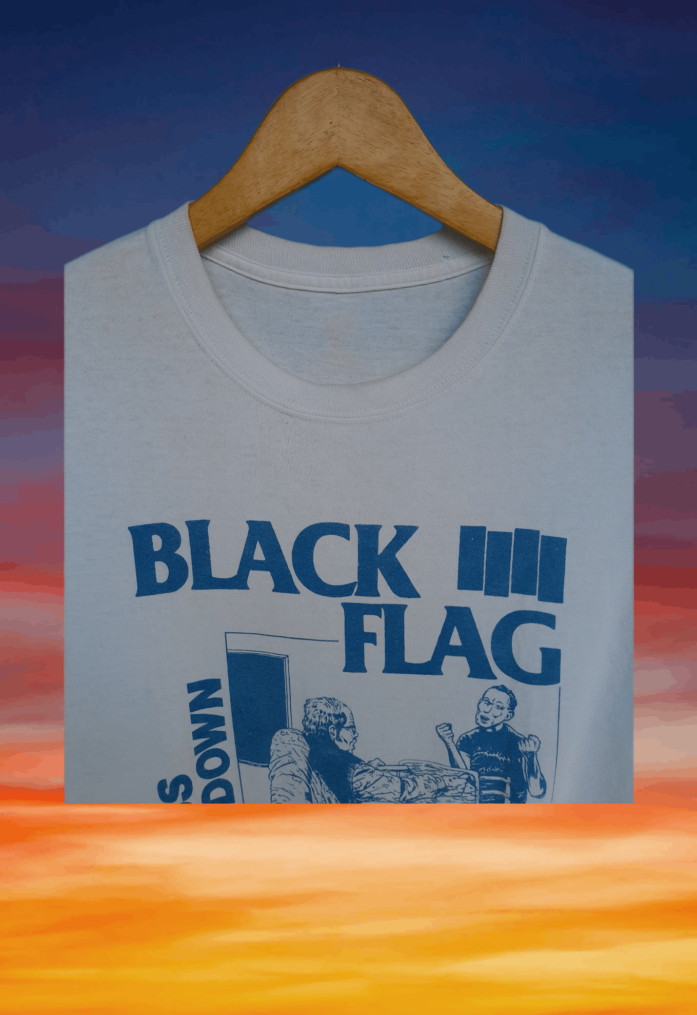 Band Tees Y2K Vintage Black Flag Nervous Breakdown raptee style punk Size US S / EU 44-46 / 1 - 5 Thumbnail