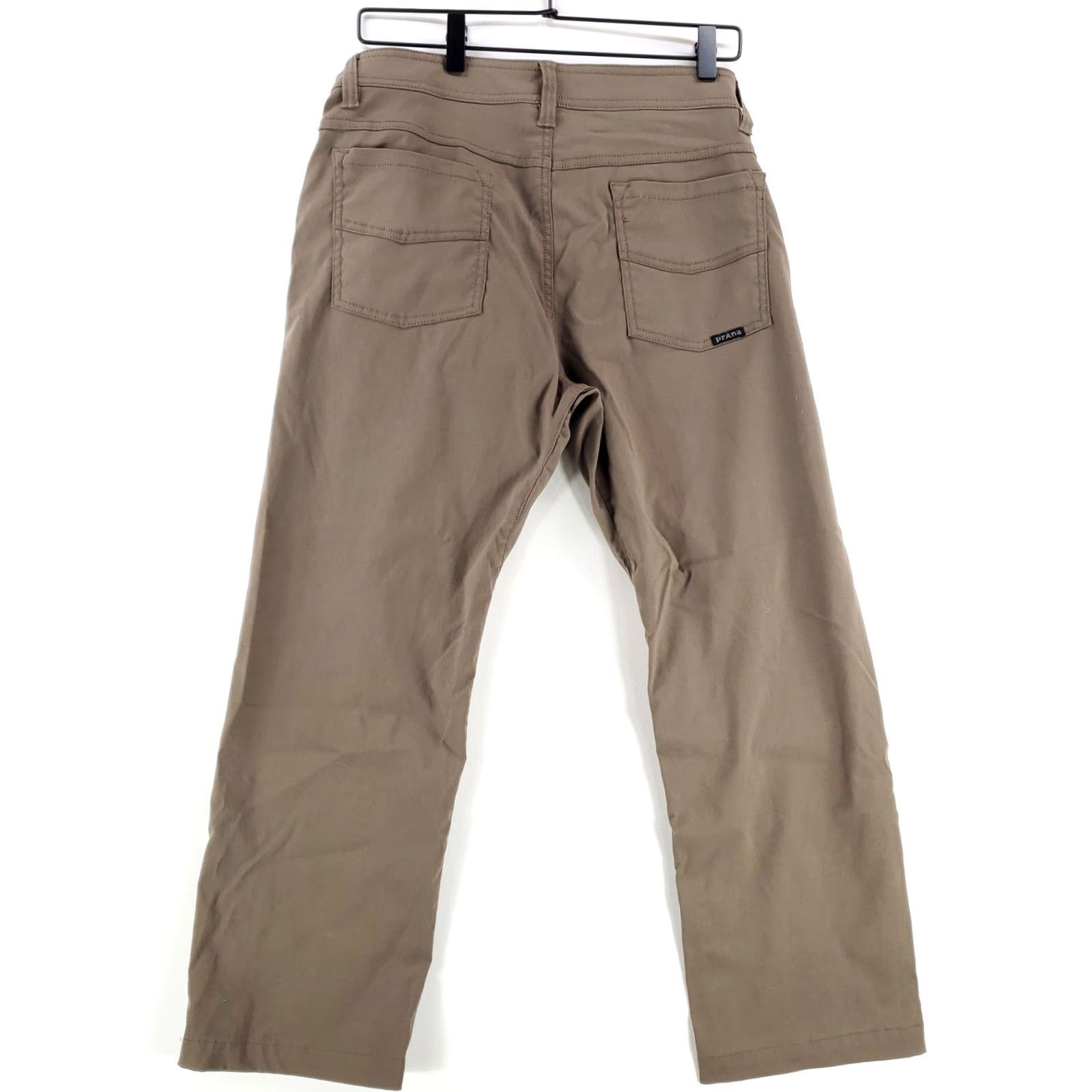 Prana prAna Slim Fit Hiking Pants Mens Brown Olive 26 Regular 34 Inseam 34 Hiking Mens — 32 x 26 Actual Size US 26 / EU 42 - 3 Thumbnail