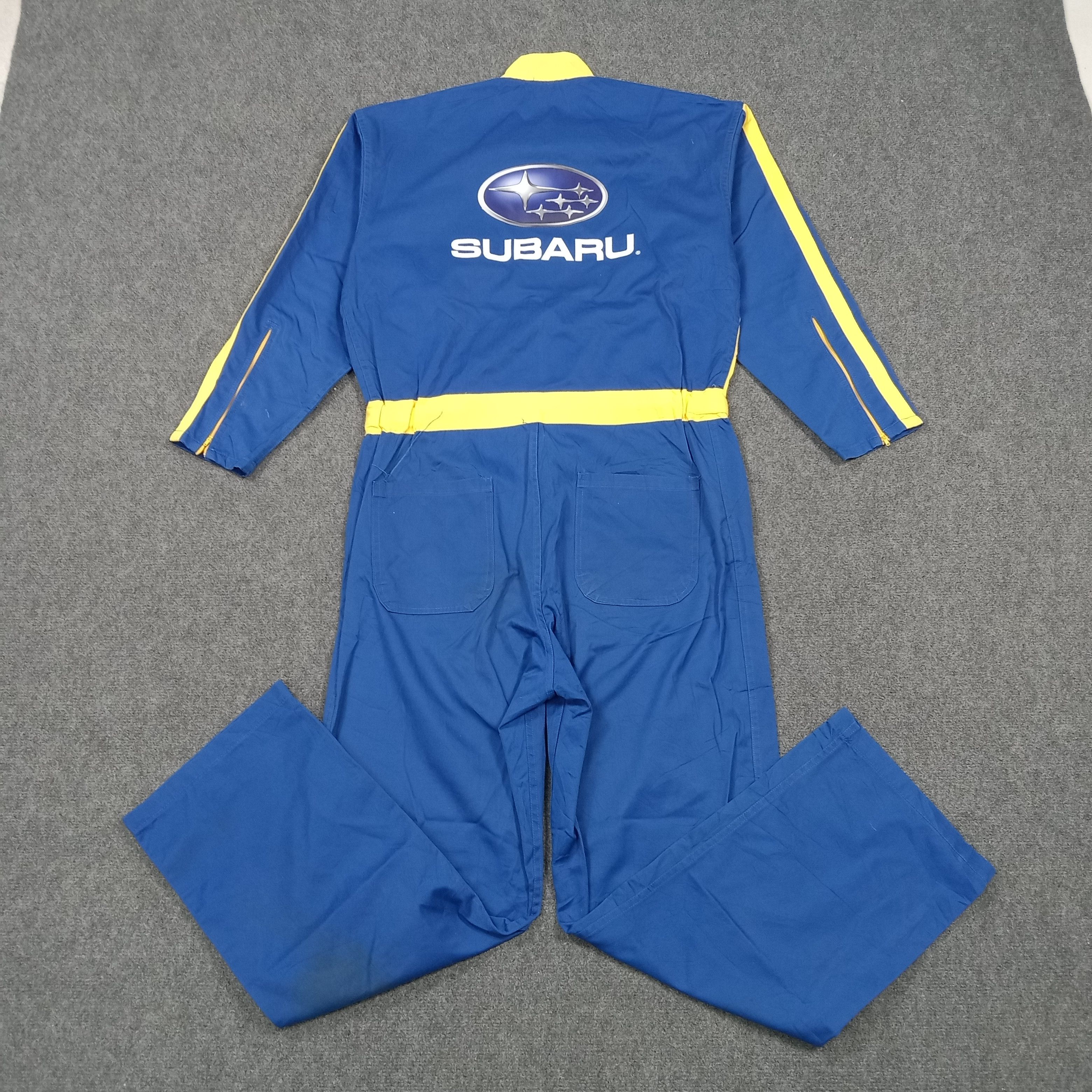 Japanese Brand Subaru Rally Team Motorsports Coverall Jacket C274N6 Size US L / EU 52-54 / 3 - 1 Thumbnail