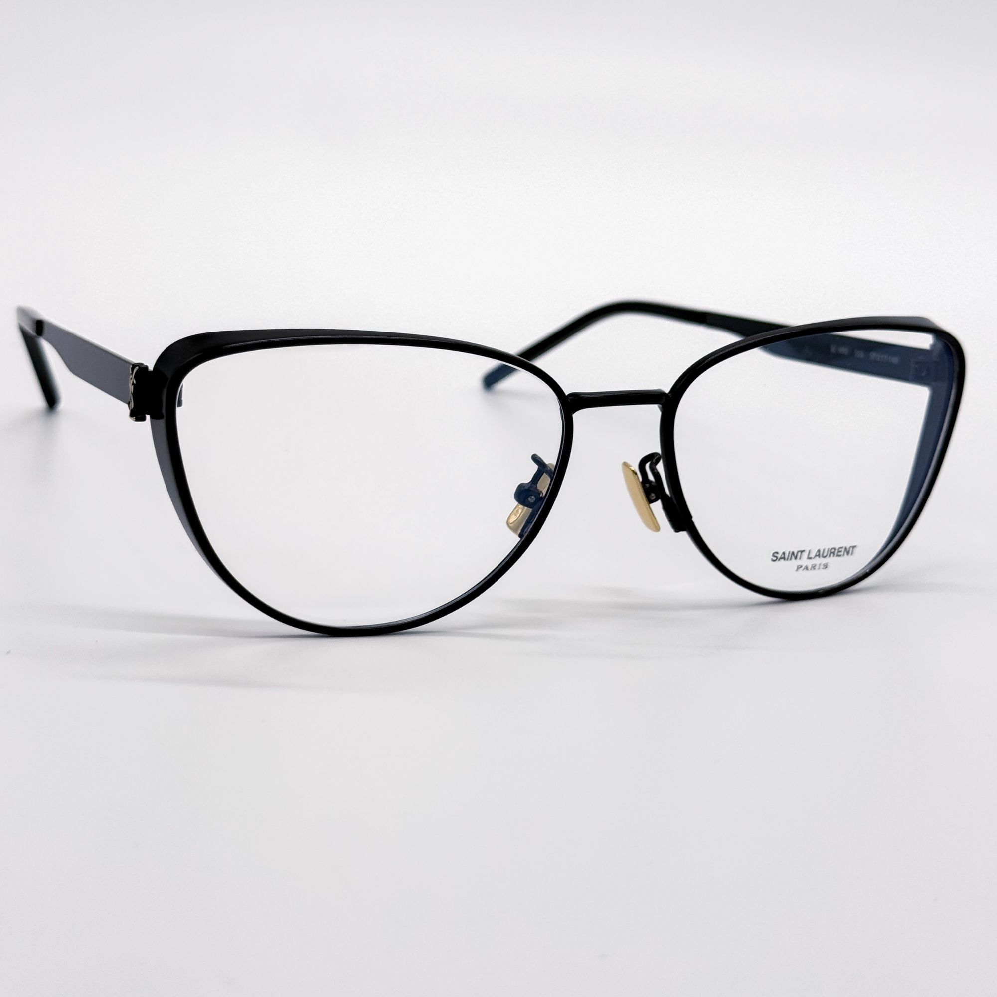 Saint Laurent Paris NEW SAINT LAURENT EYEGLASSES SLM92 003 WOMEN CAT EYE BLACK E Size ONE SIZE - 4 Thumbnail