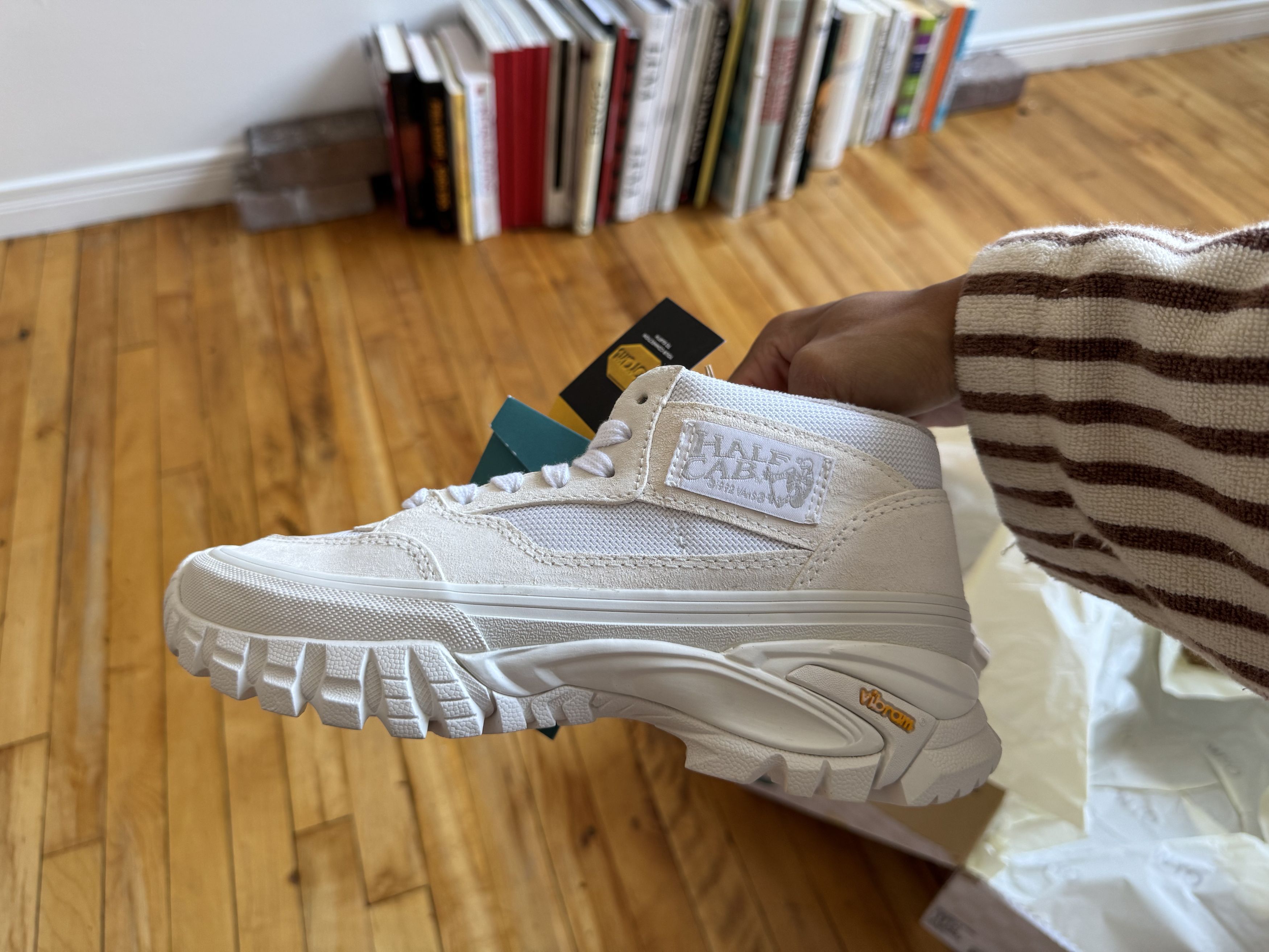 Vans Vans White Half Cab Reissue 33 Vibram Size US 7 / IT 37 - 1 Thumbnail