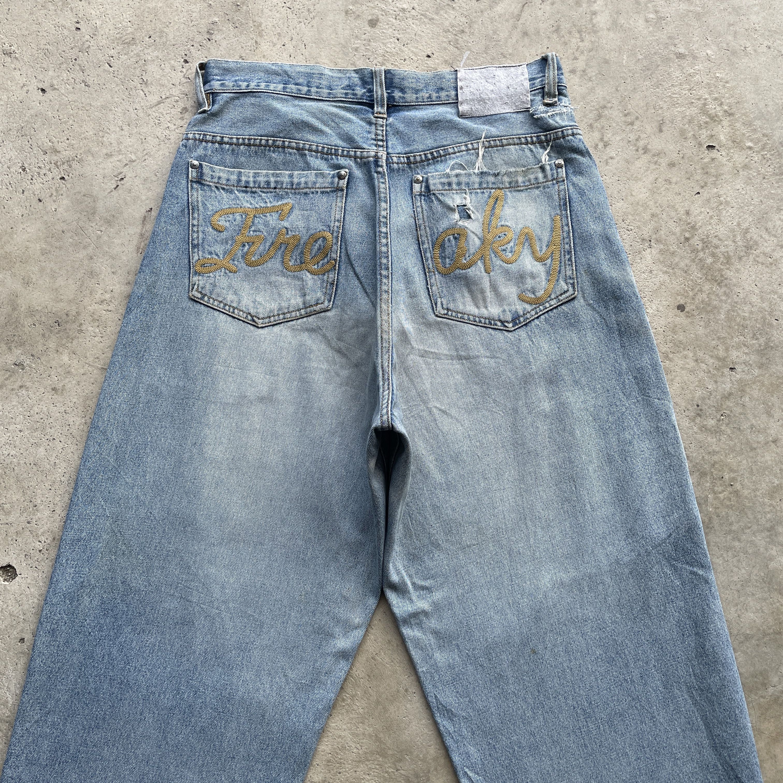 Japanese Brand VINTAGE BAGGY JEANS DISTRESSED FADED JAPANESE PANTS DENIM Size US 32 / EU 48 - 9 Thumbnail