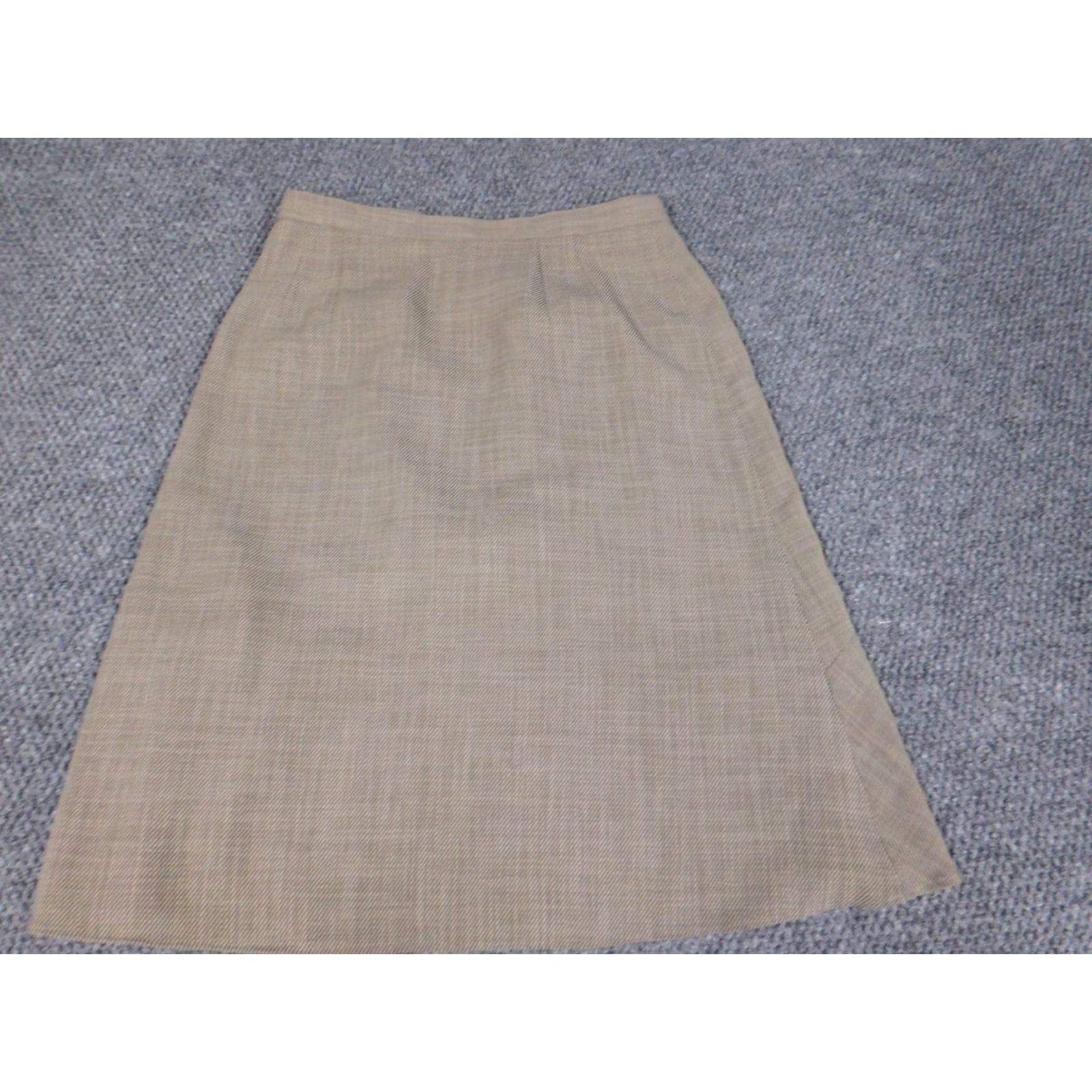 Jones New York Jones New York Womens Shirt 4 Beige A-line Zip KS? Wait. Size S / US 4 / IT 40 - 3 Thumbnail