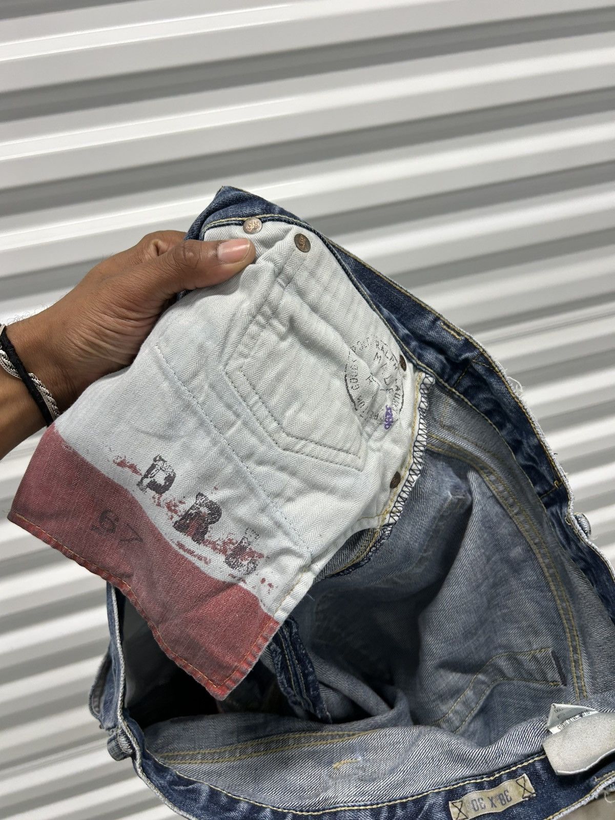 Polo Ralph Lauren Polo ralph lauren distressed repair denim 41381 Size US 38 / EU 54 - 3 Thumbnail