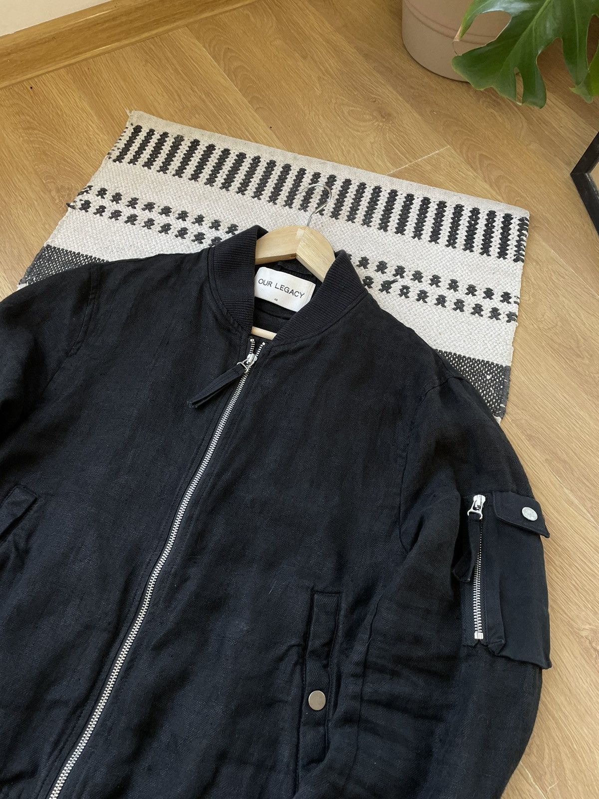 Our Legacy Our Legacy SS14 Black Flower Linen Overdyed