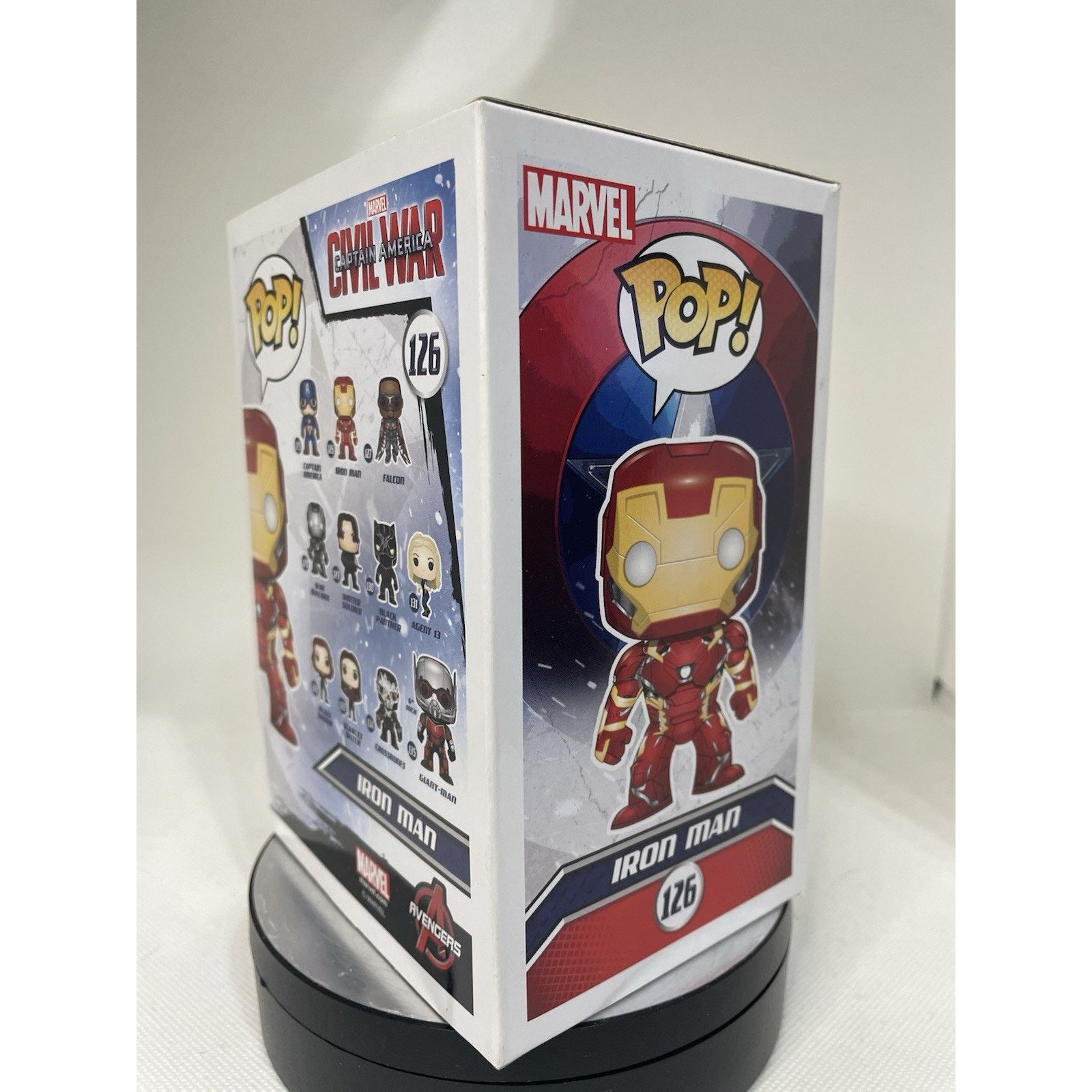 Marvel Comics Funko Pop! Vinyl: Marvel - Iron Man #126 With Pop Protector Size ONE SIZE - 6 Thumbnail