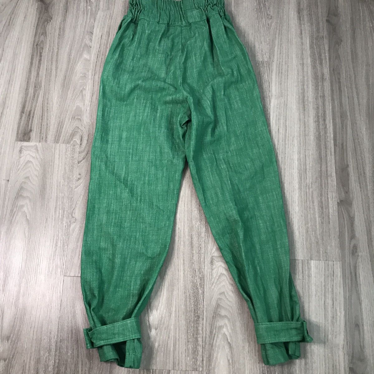 ADPT Adeptt Drop Crotch Green Womens Pants Size 27" / US 4 / IT 40 - 9 Thumbnail