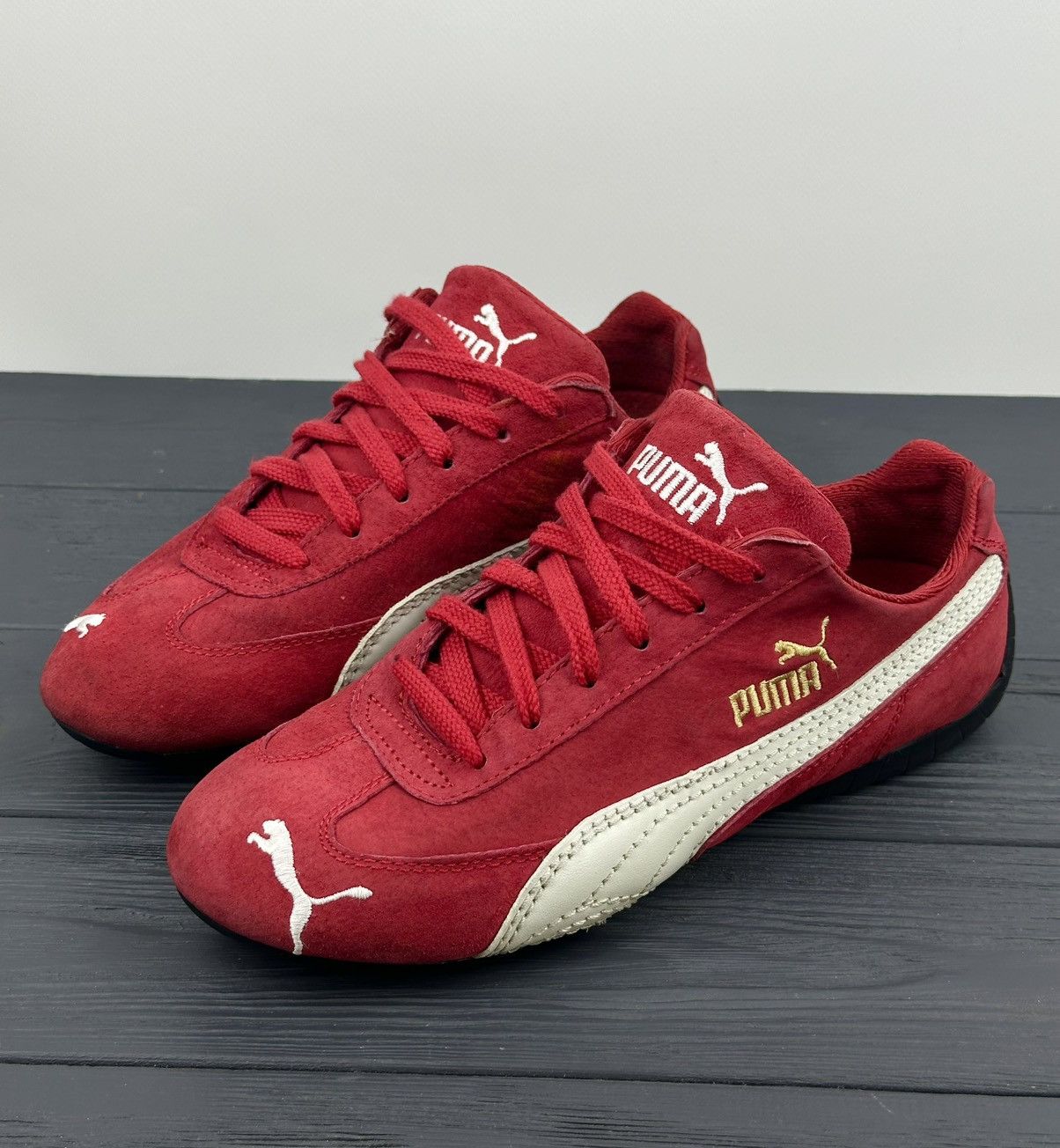 Puma Puma Speedcat GO Womens Red Shoes Sneakers US 6 Size US 6 / IT 36 - 3 Thumbnail