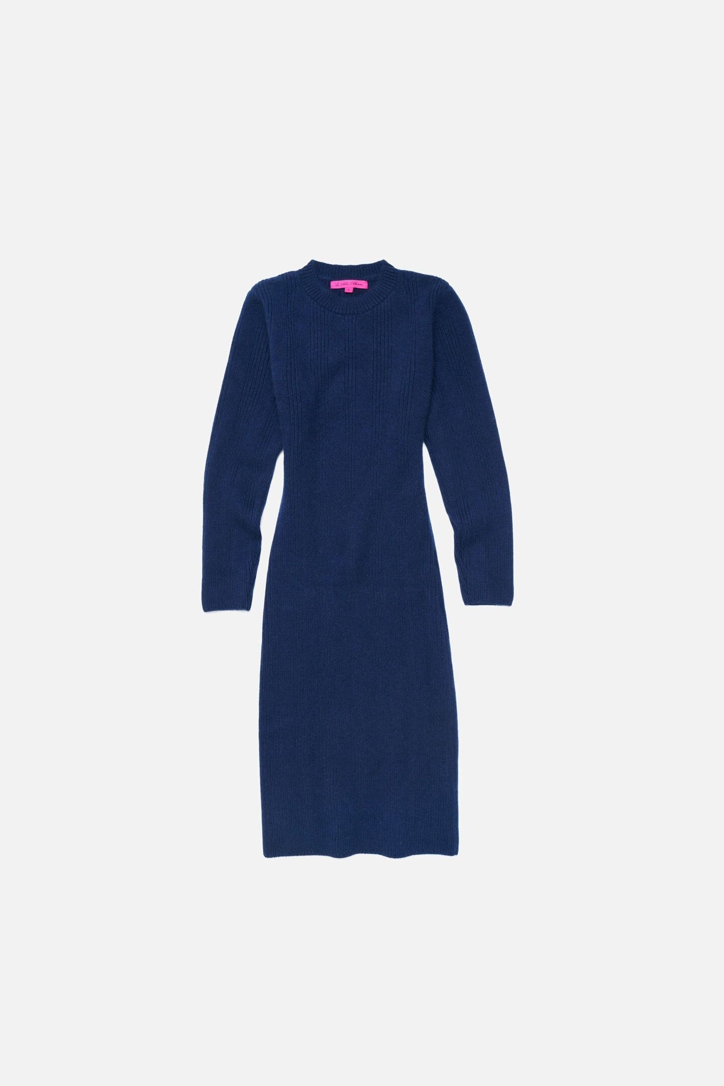 The Elder Statesman $1795 The Elder Statesman Cashmere Block Rib Dress Size XS / US 0-2 / IT 36-38 - 3 Thumbnail