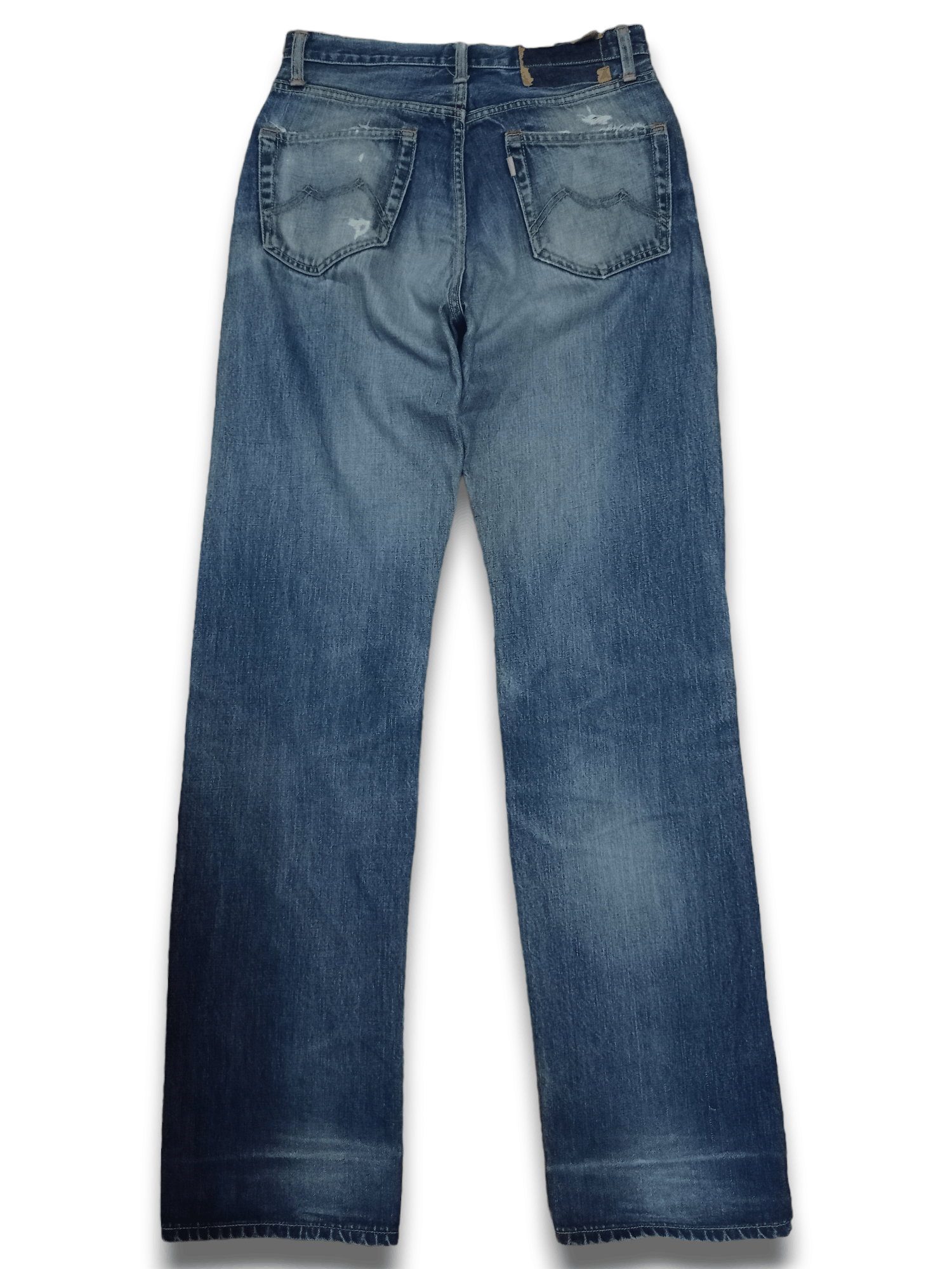 Chevignon Vintage Chevignon Blue Wash Distressed Loose Jeans Size US 28 / EU 44 - 5 Thumbnail