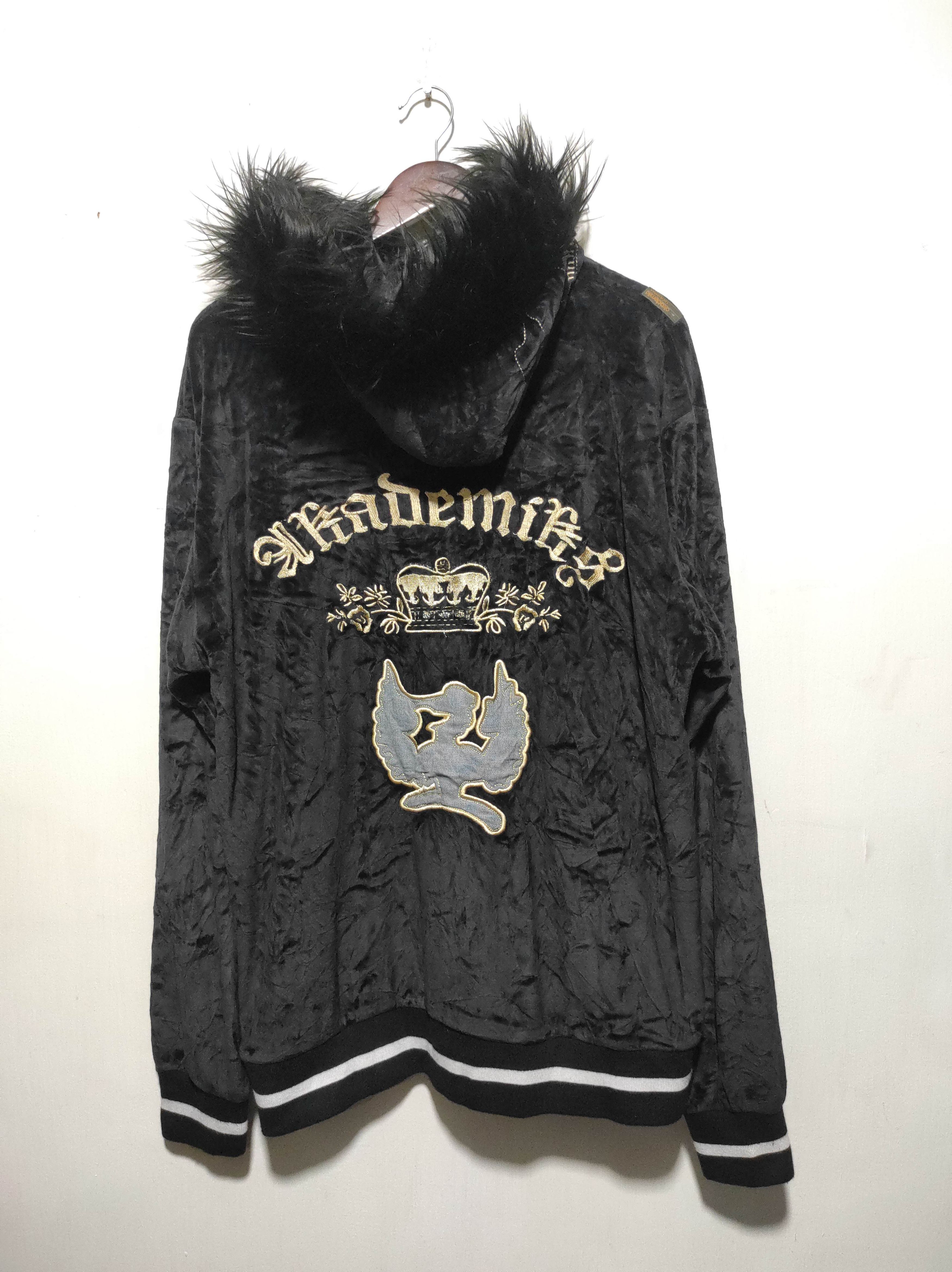 Hysteric Glamour Akademiks Stadium Division Velvet Fur Zip Hoodie Lgb style Size US XL / EU 56 / 4 - 13 Thumbnail