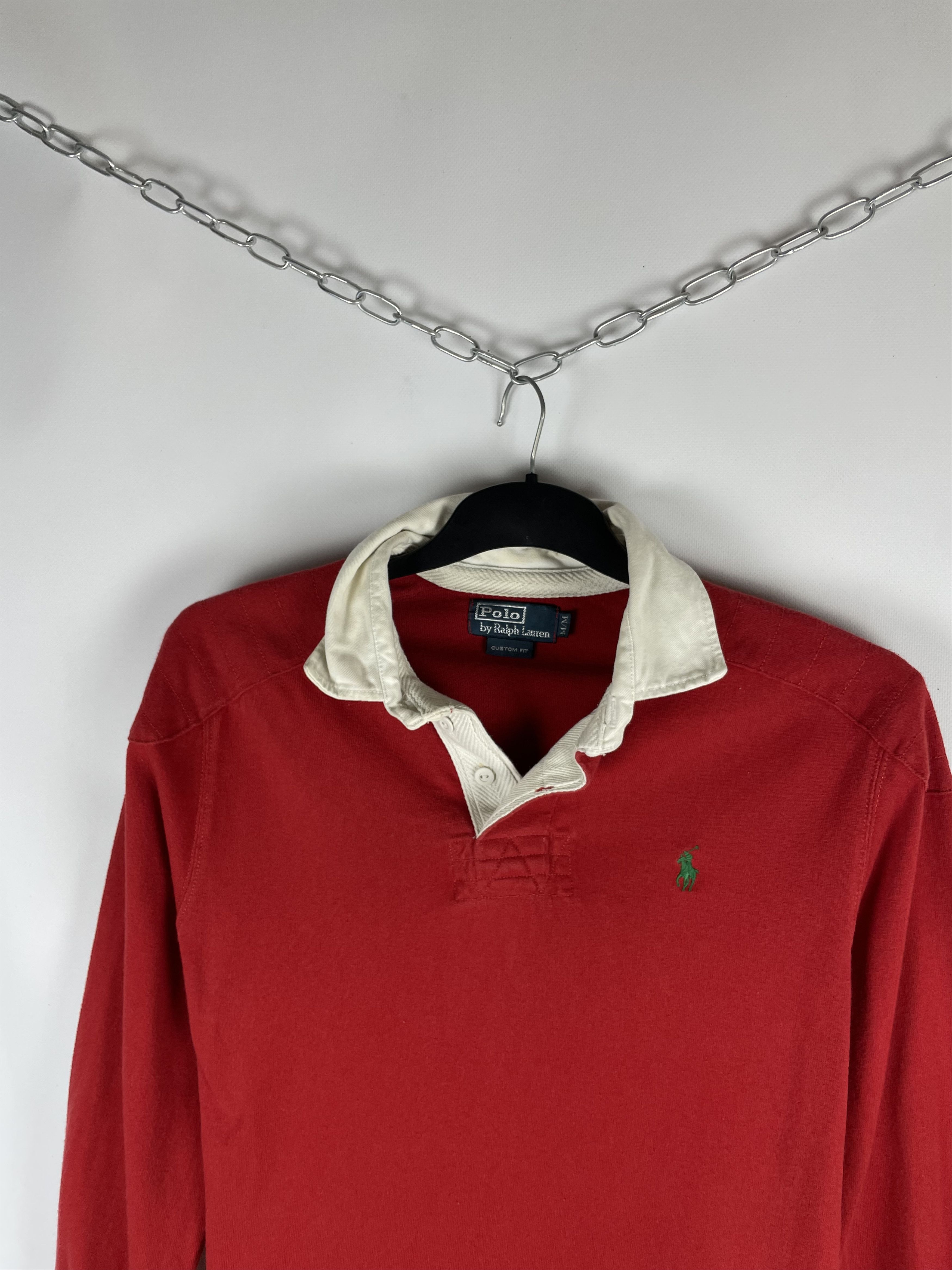 Polo Ralph Lauren Vintage 90s Polo Ralph Lauren Rugby Long Sleeve Shirt Size US M / EU 48-50 / 2 - 3 Thumbnail