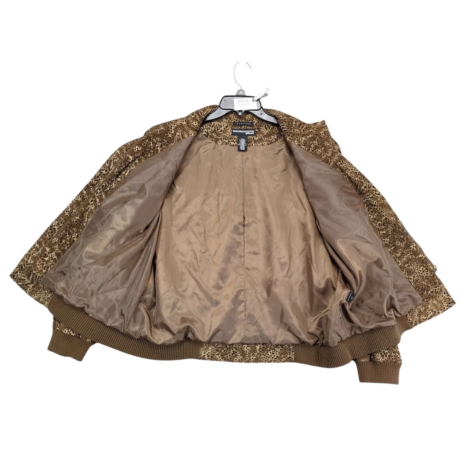 Norton Norton McNaughton Stretch Animal Print Full-Zip Jacket 16W Size XXL / US 16-18 / IT 52-54 - 2 Thumbnail