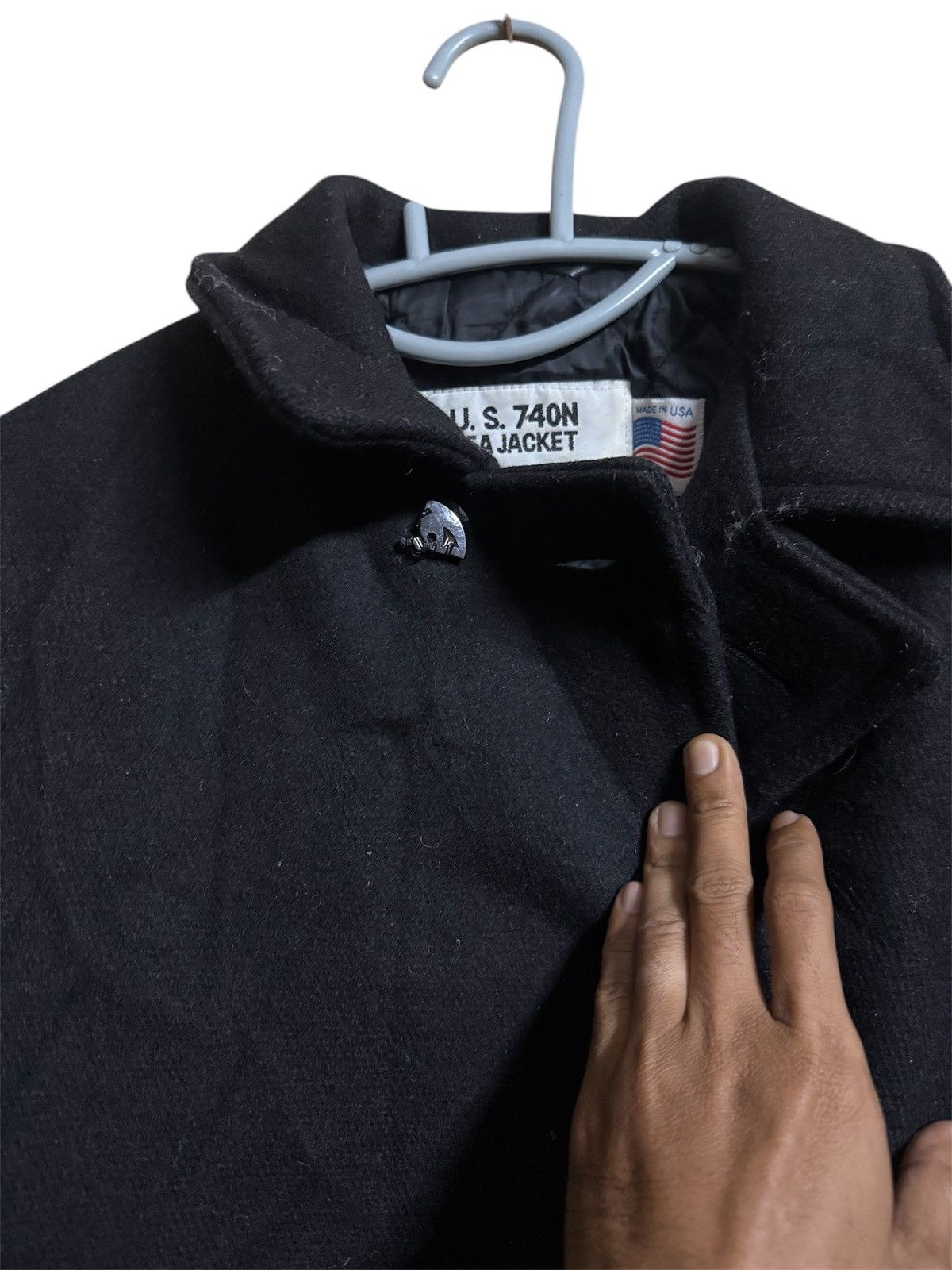Trench USA Vintage Wool Jacket U.S 740N PEA Size US M / EU 48-50 / 2 - 3 Thumbnail