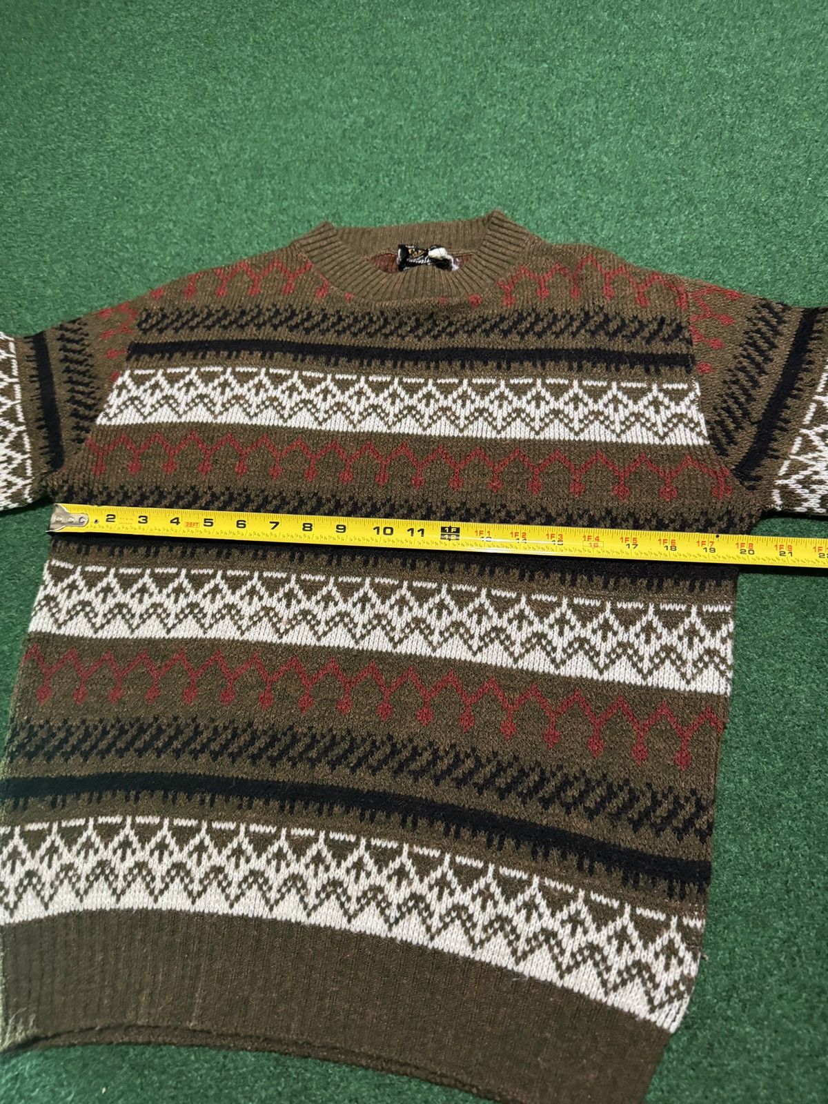 Vintage Vintage Campus Wintuck 70s Nordic Fair Isle Knit Sweater Size S / US 4 / IT 40 - 4 Thumbnail
