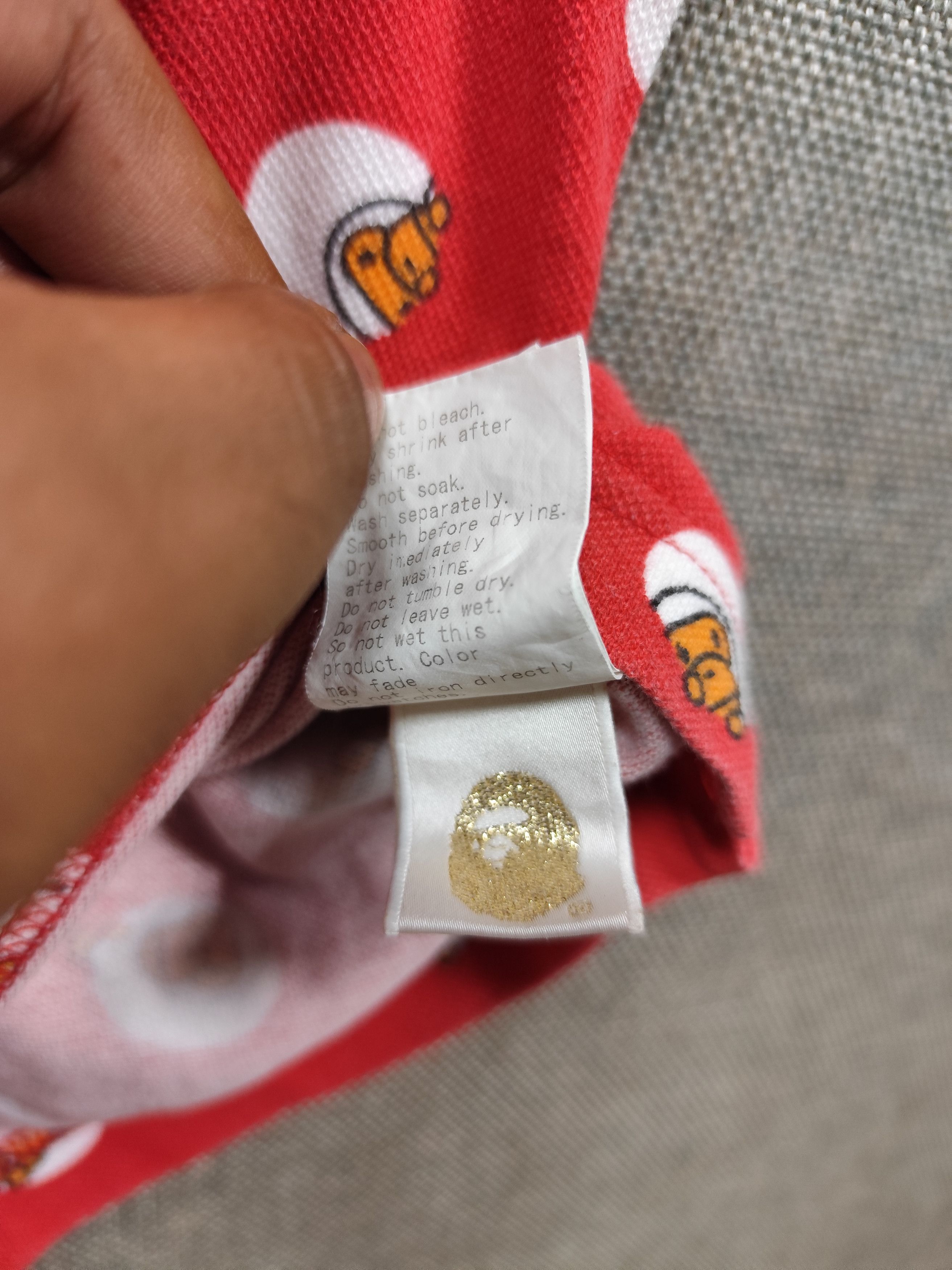 Bape A bathing Ape Bape Baby Milo Polo Shirt Size S / US 4 / IT 40 - 8 Thumbnail