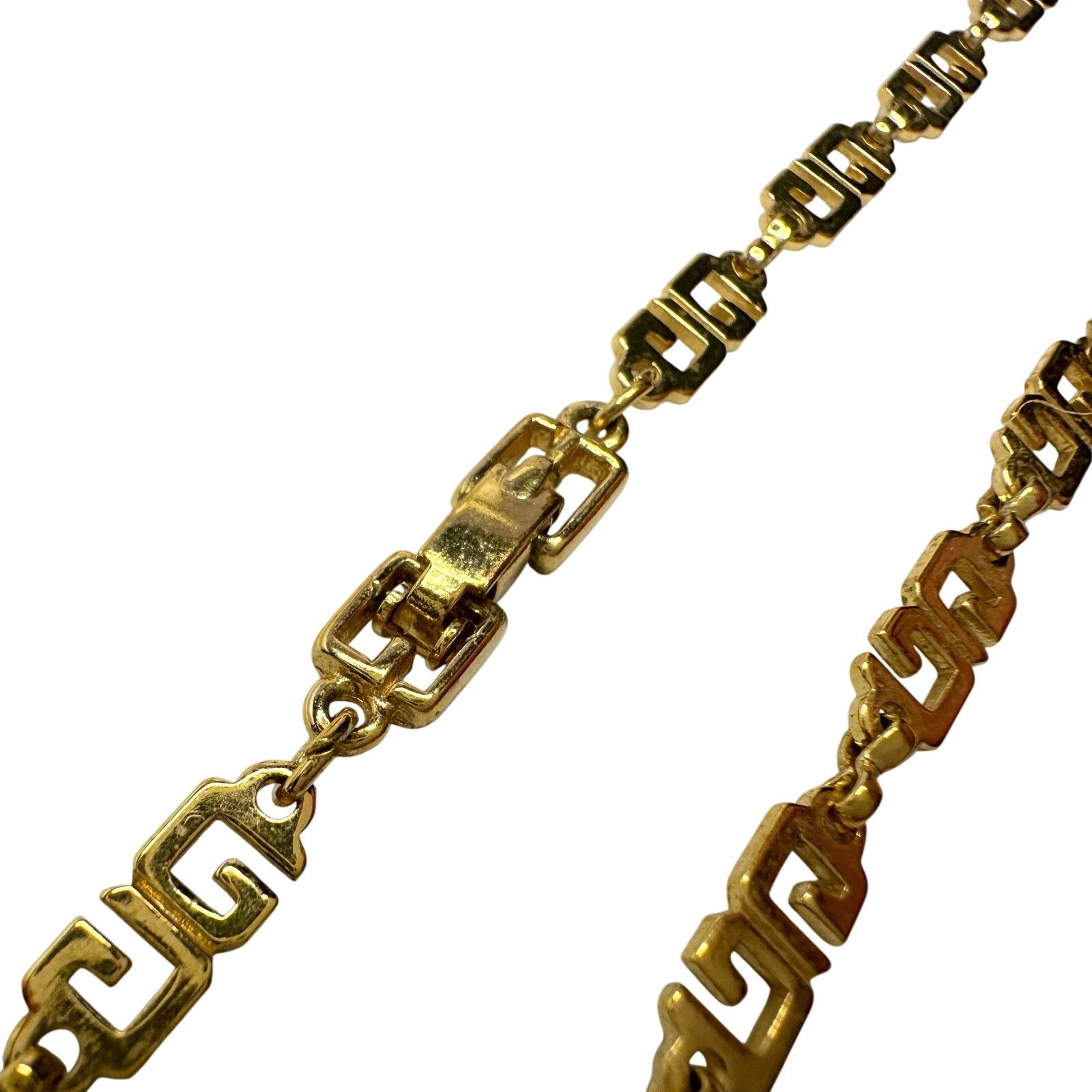 Givenchy Givenchy Gold-Plate GG Necklace - 15" - Vintage Size ONE SIZE - 6 Thumbnail