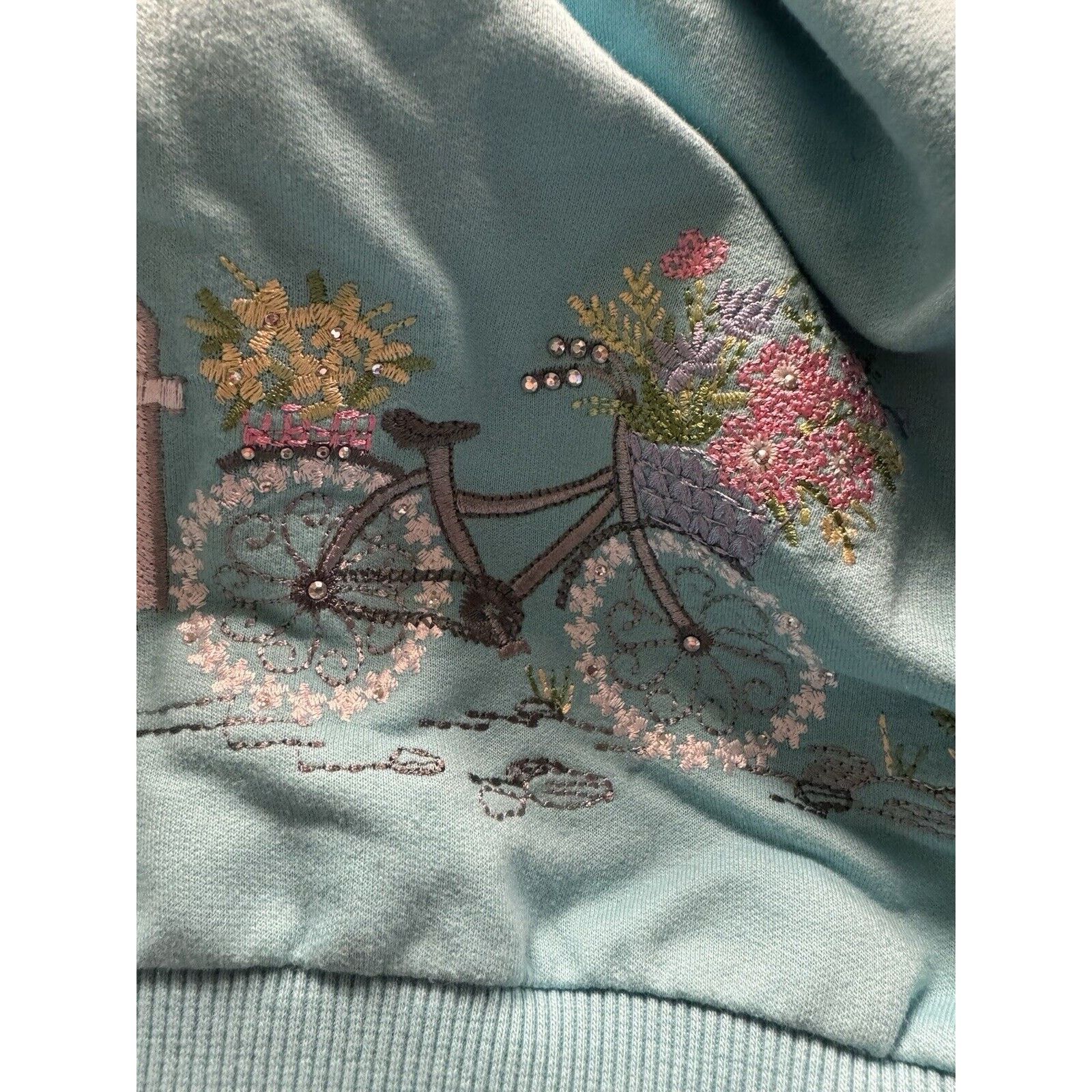 Other Vintage 90s Y2K Petite Small Embroidery Beaded Cottagecore Size S / US 4 / IT 40 - 11 Thumbnail