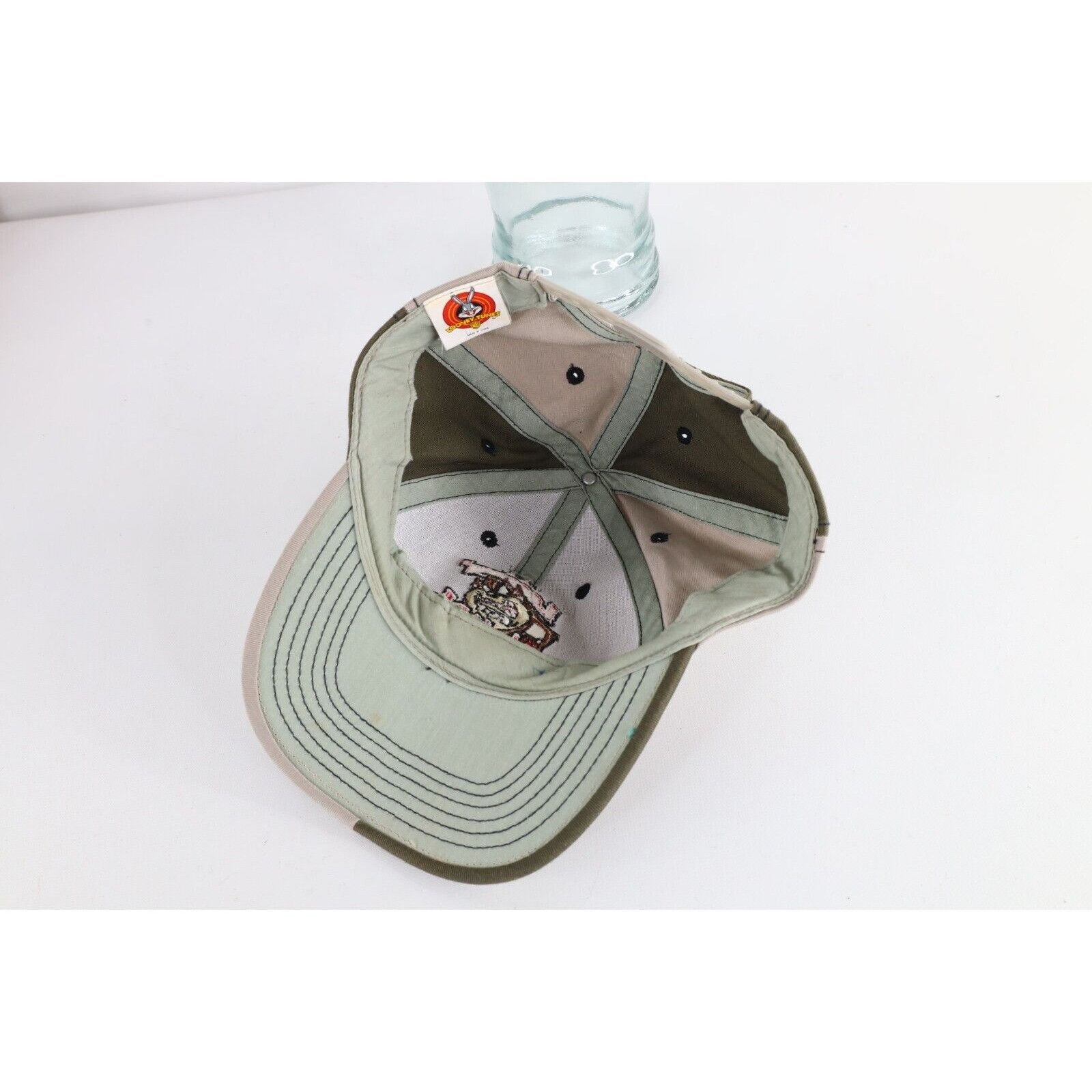 Vintage Vintage 90s Looney Tunes Taz You Looking For Trouble Hat Size ONE SIZE - 8 Thumbnail