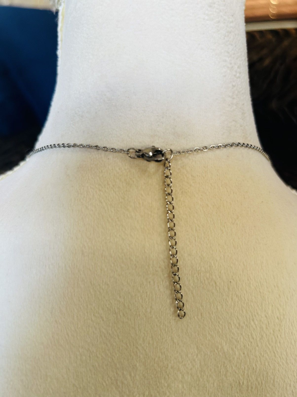 Handmade Handcrafted butterfly clay bead pendant on chain necklace Size ONE SIZE - 5 Thumbnail