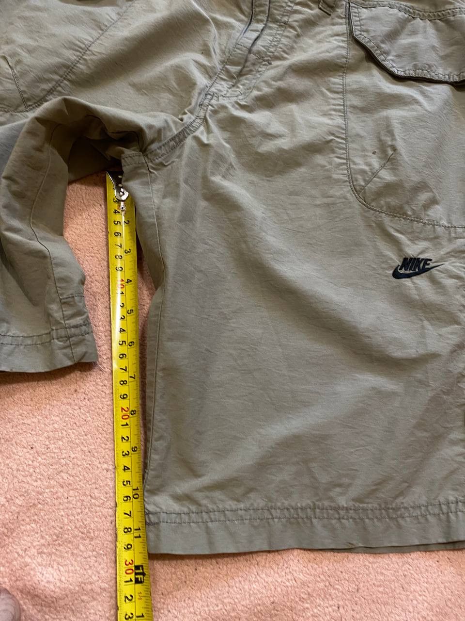 Nike Y2K logo shorts Nike Vintage Size US 32 / EU 48 - 12 Thumbnail