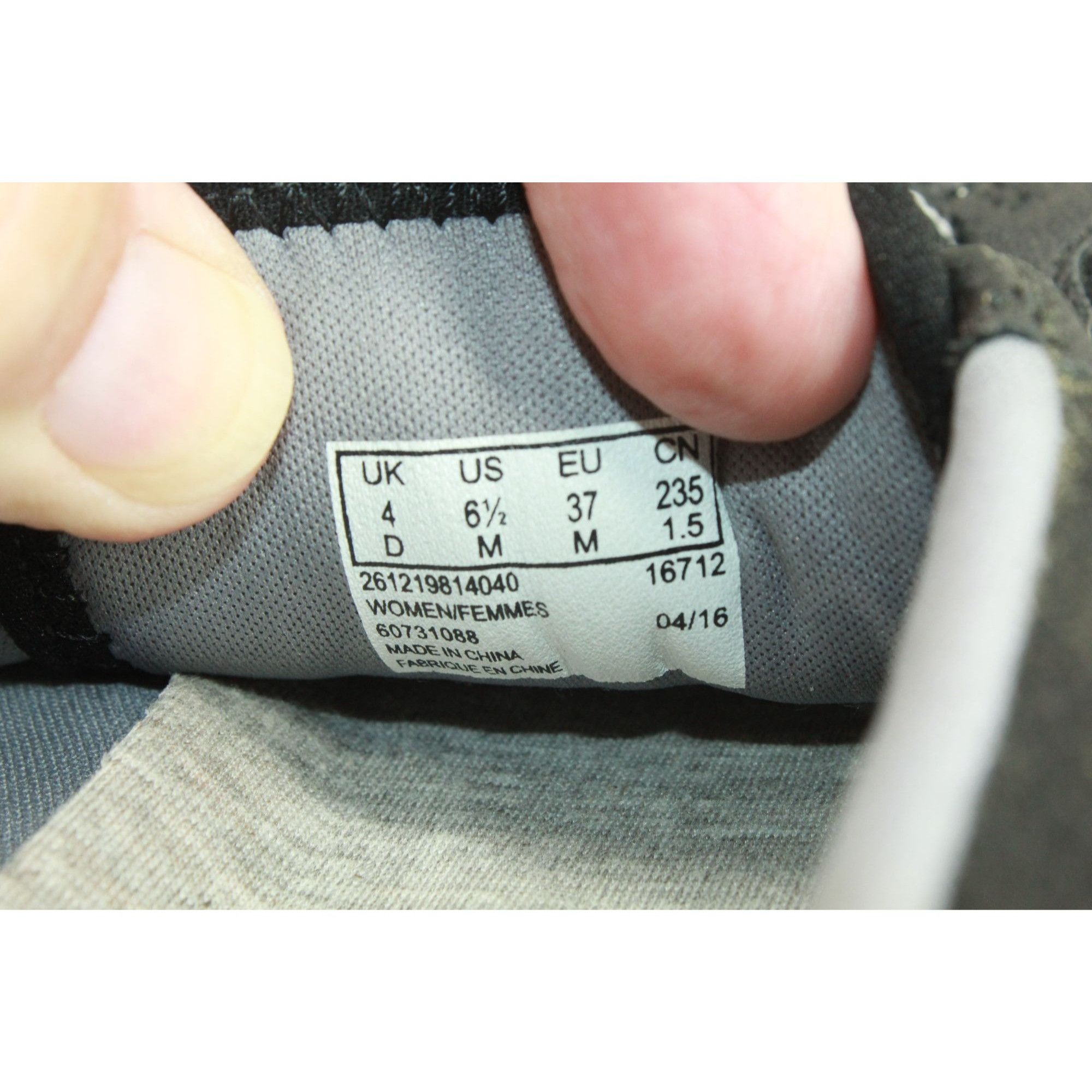 Clarks Clarks Cloudstepper Black Nylon Cushioned Casual Sneakers Size US 6.5 / IT 36.5 - 8 Thumbnail