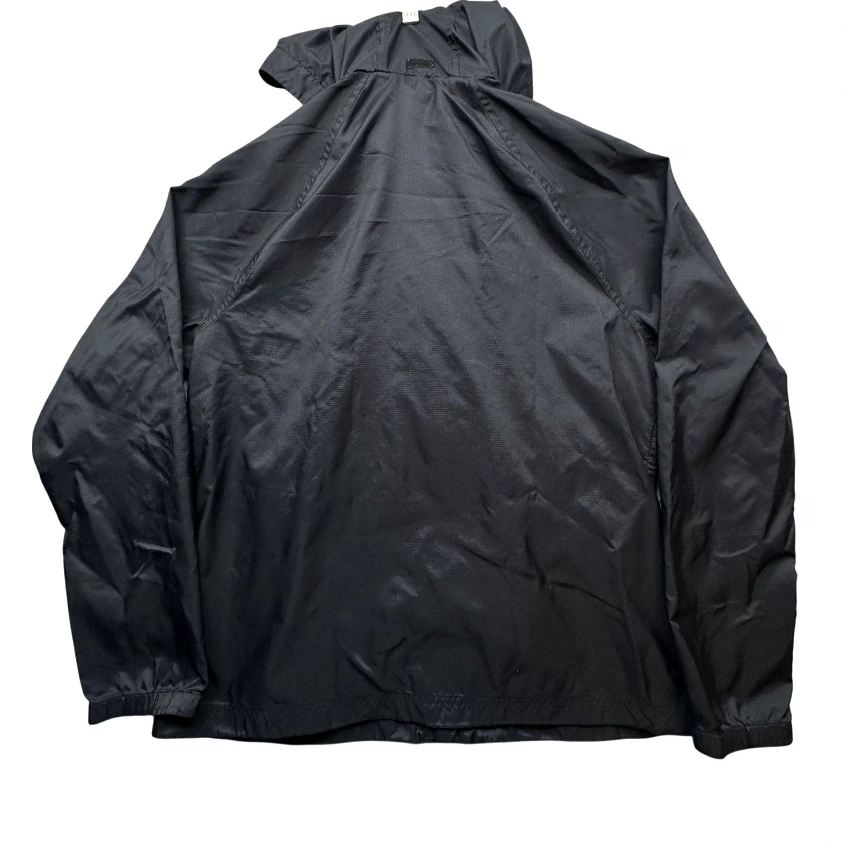 Vintage LL Bean Ripstop Stowaway Hooded Windbreaker Jacket Womens Petite Small Black Size S / US 4 / IT 40 - 2 Thumbnail