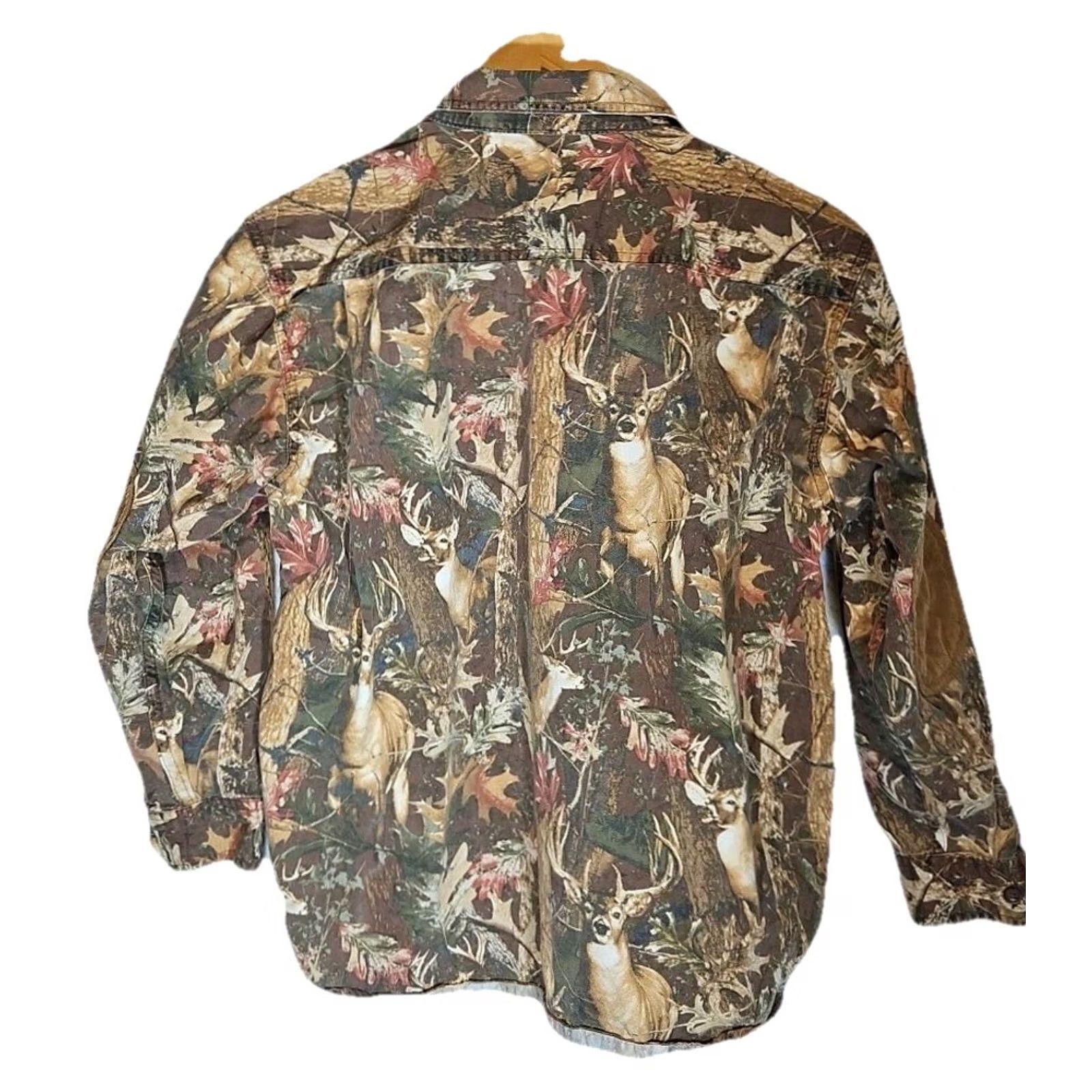 Vintage Mossy Oak Break-Up Camo Jacket - Vintage Y2K Hunting Mens Large Size US L / EU 52-54 / 3 - 5 Thumbnail