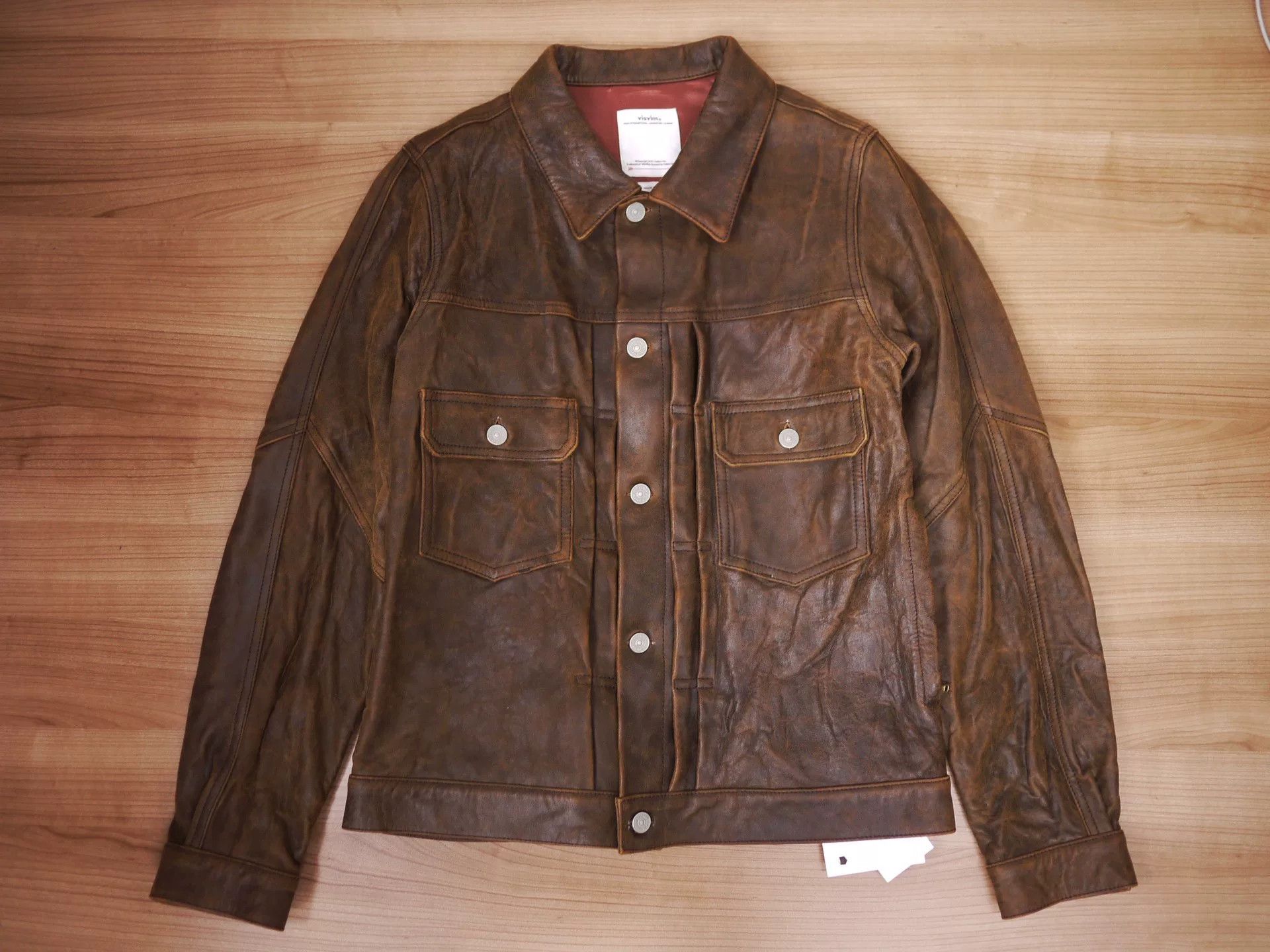 Visvim Visvim 101 Jacket in Dark Brown Leather Size US M / EU 48-50 / 2 - 1 Thumbnail