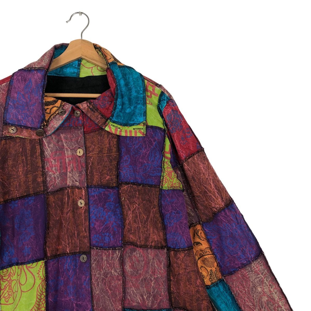 Hysteric Glamour 🔥90’s Vintage Long Jacket Navajo Aztec Design Tartan Design Size US M / EU 48-50 / 2 - 5 Thumbnail