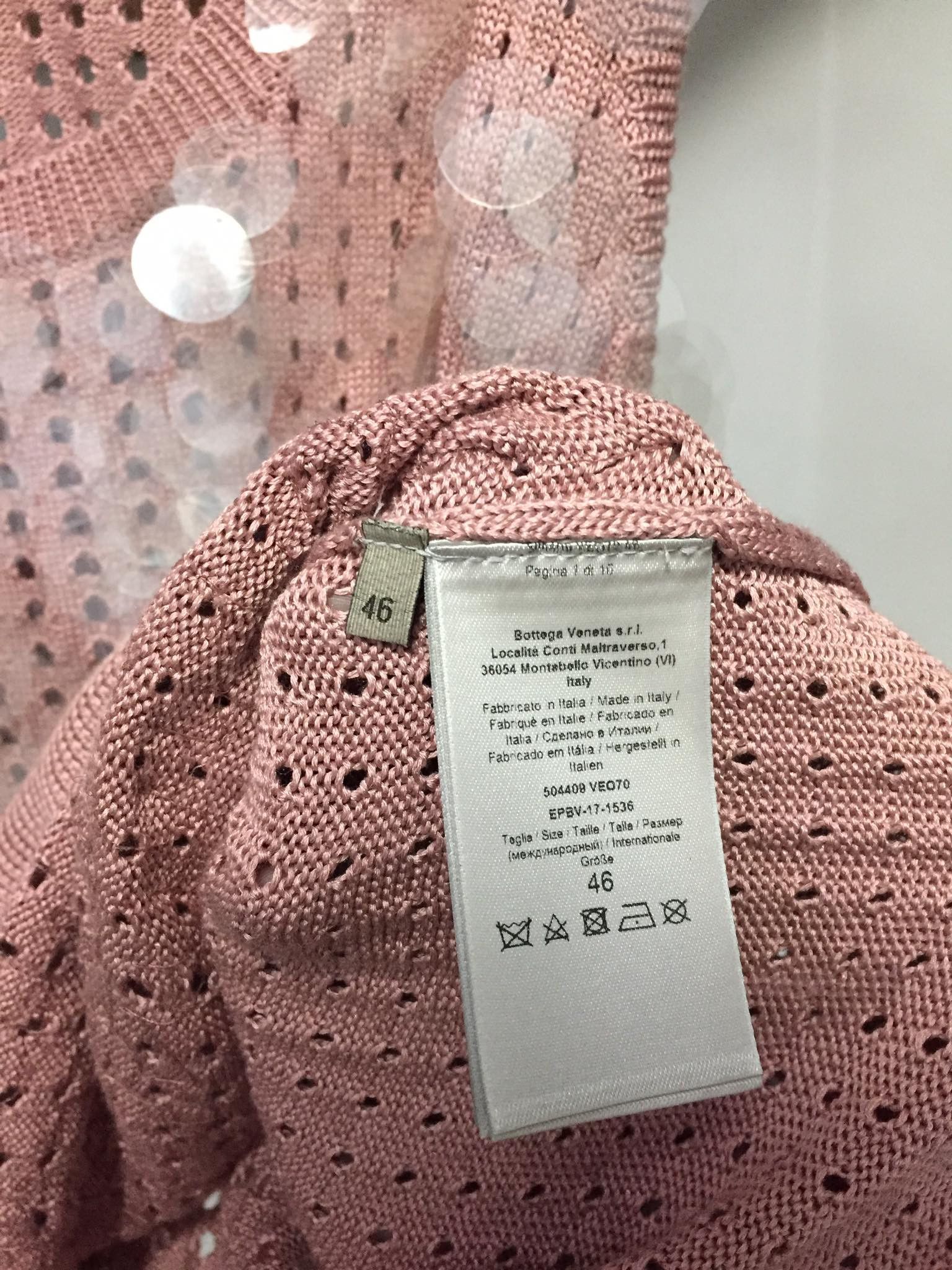 Bottega Veneta BOTTEGA VENETA PAILLETTE EMBELLISHED OPEN KNIT SILK TANK TOP Size M / US 6-8 / IT 42-44 - 6 Thumbnail