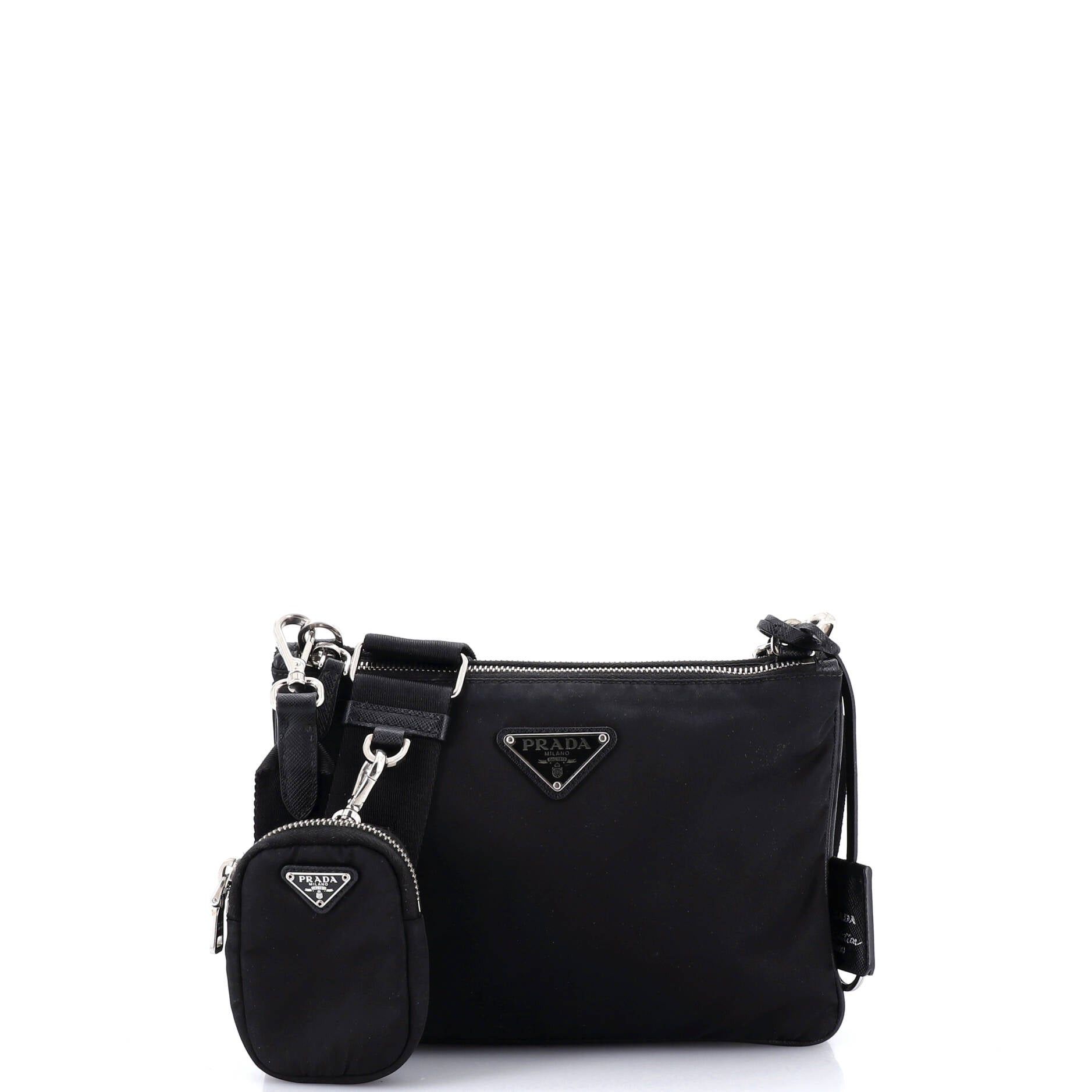 Prada Re-Edition 2000 Double Zip Shoulder Bag Size ONE SIZE - 1 Thumbnail