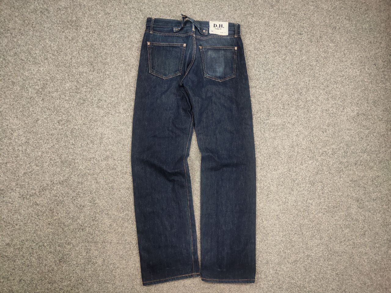 Japanese Brand Vintage D.H. Tribute Japanese Selvedge Faded Denim Jeans Size US 32 / EU 48 - 8 Thumbnail