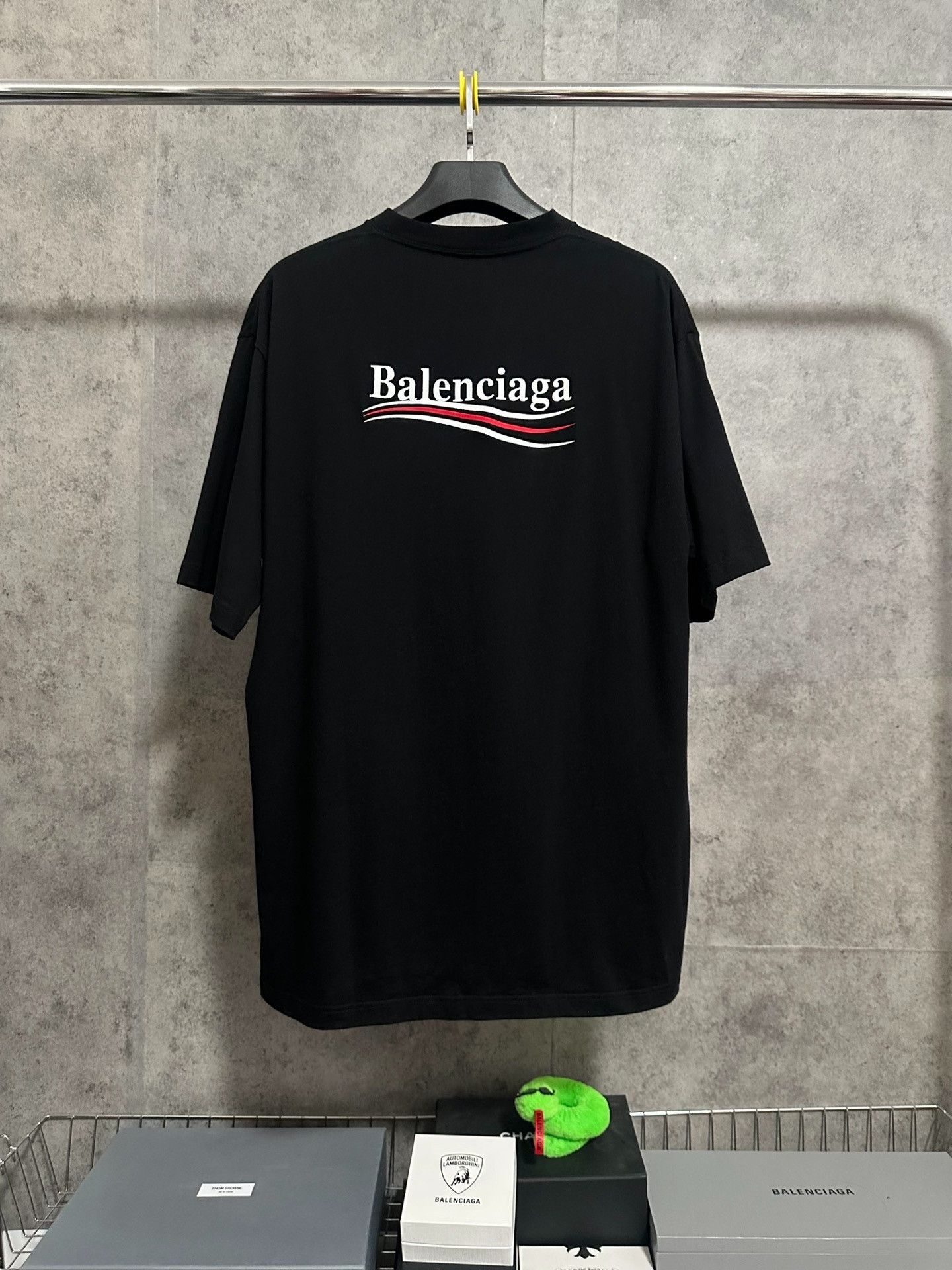 Balenciaga Balenciaga Cola Wave Embroidery Logo T-Shirt Size US XL / EU 56 / 4 - 4 Thumbnail