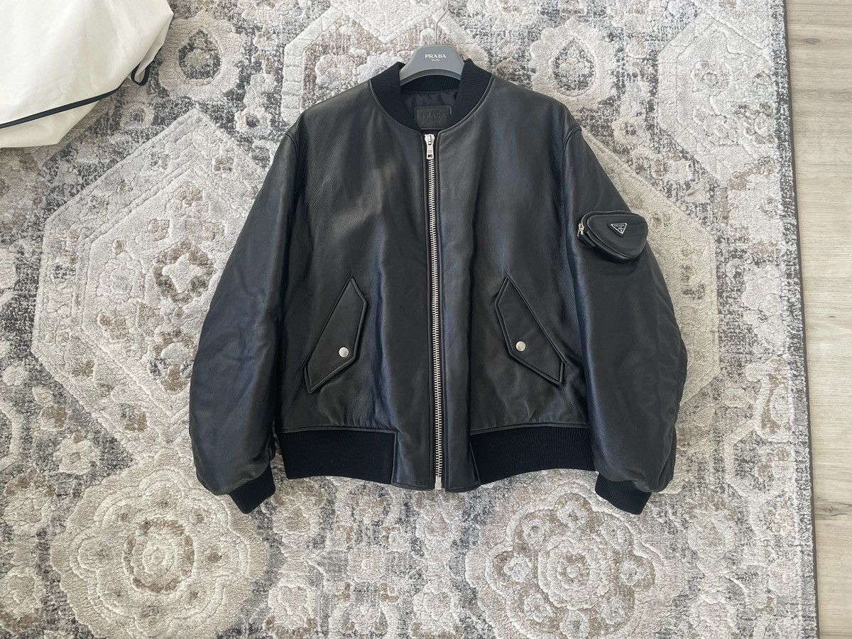 Prada Prada Raf Simons Nappa Leather Jacket Size US M / EU 48-50 / 2 - 1 Thumbnail
