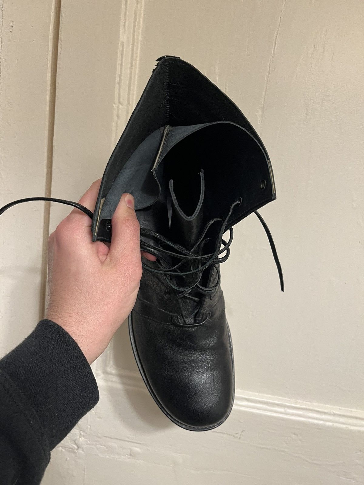 Jil Sander AW2010 Raf Simons era Calfskin Leather Boots. Size US 9 / EU 42 - 5 Thumbnail
