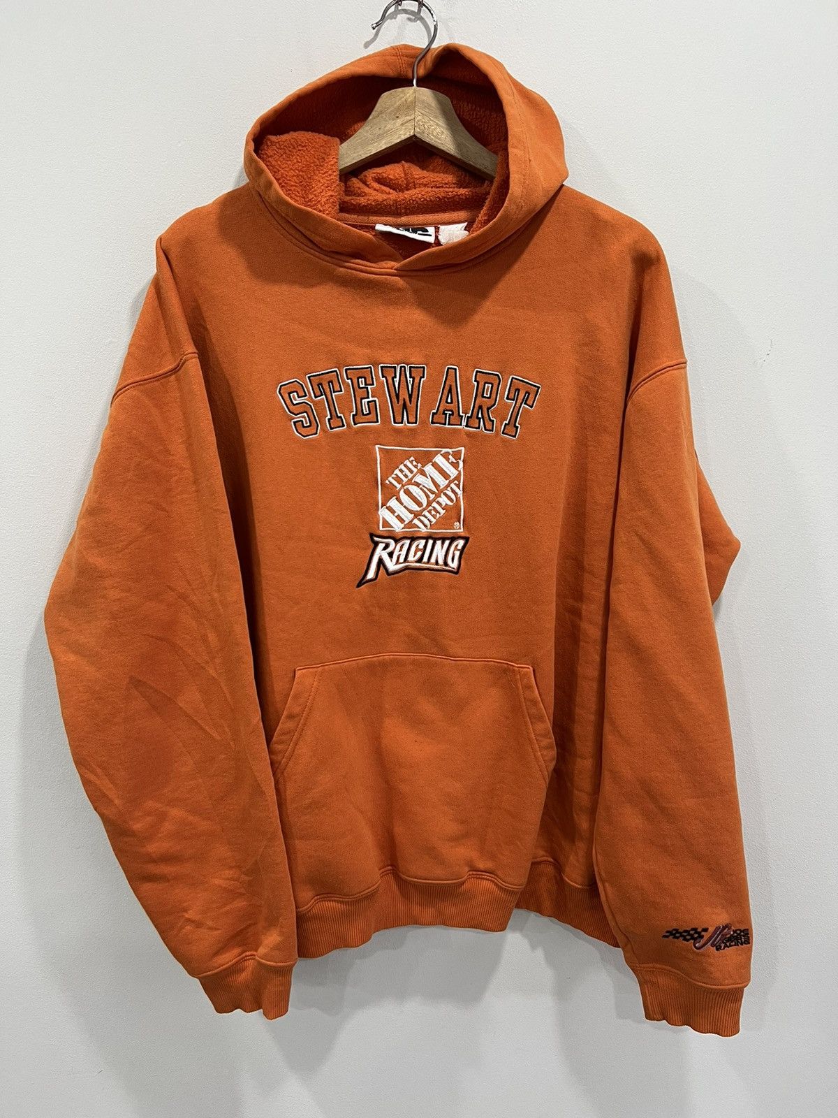 Vintage Vintage Stewart Racing Hoodie sweater home depot jacket Size US XL / EU 56 / 4 - 1 Thumbnail