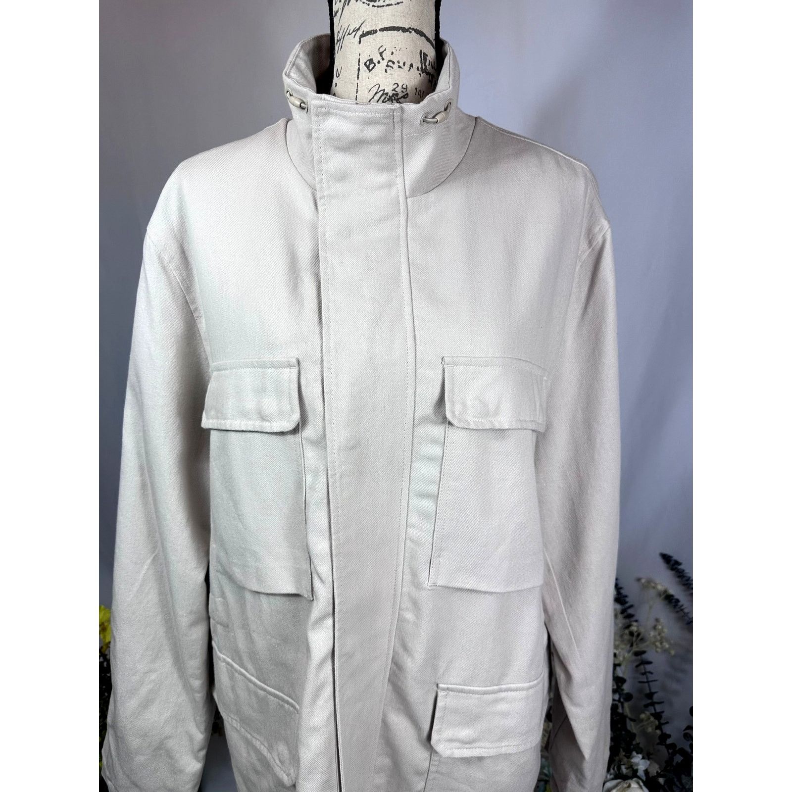 PIOMBO MP Piombo Safari 4 Flap Pocket Jacket Concealed zip size XL Size US XL / EU 56 / 4 - 4 Thumbnail