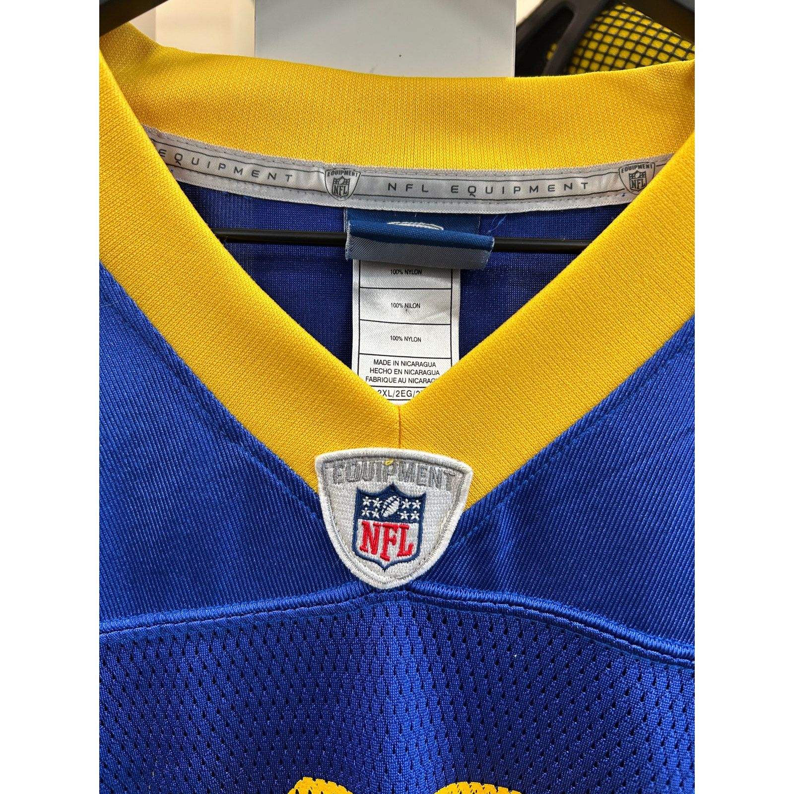 NFL Los Angeles Rams #8 Bradford Reebok NFL Football jersey 2XL Size US XL / EU 56 / 4 - 4 Thumbnail