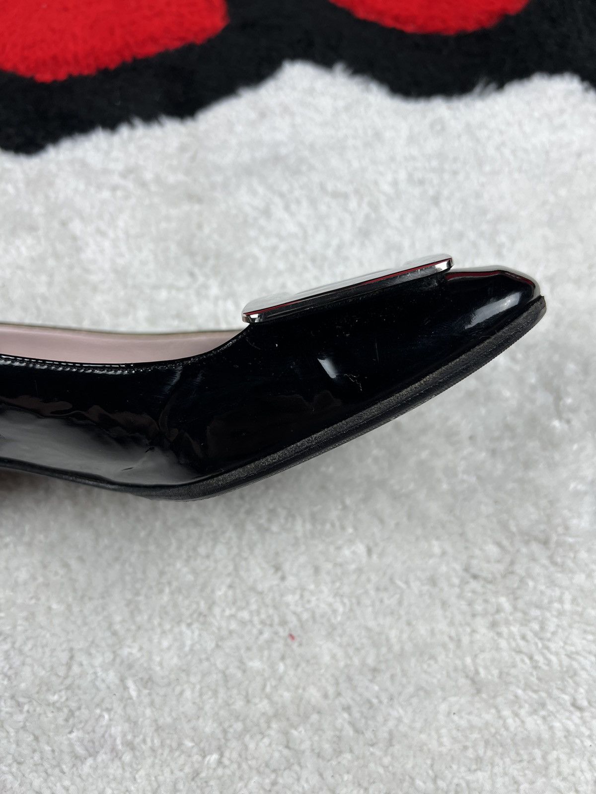 Celine Vintage Celine Luxury Italy Leather Black Pumps Y2K Heels Size US 6 / IT 36 - 9 Thumbnail