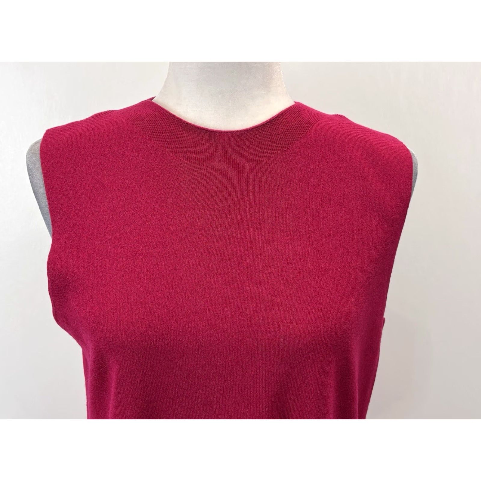 M.M.LaFleur VINTAGE MM LaFleur Sleeveless Knit Sweater Women's XL Pink Tunic Casual Business Size XL / US 12-14 / IT 48-50 - 5 Thumbnail